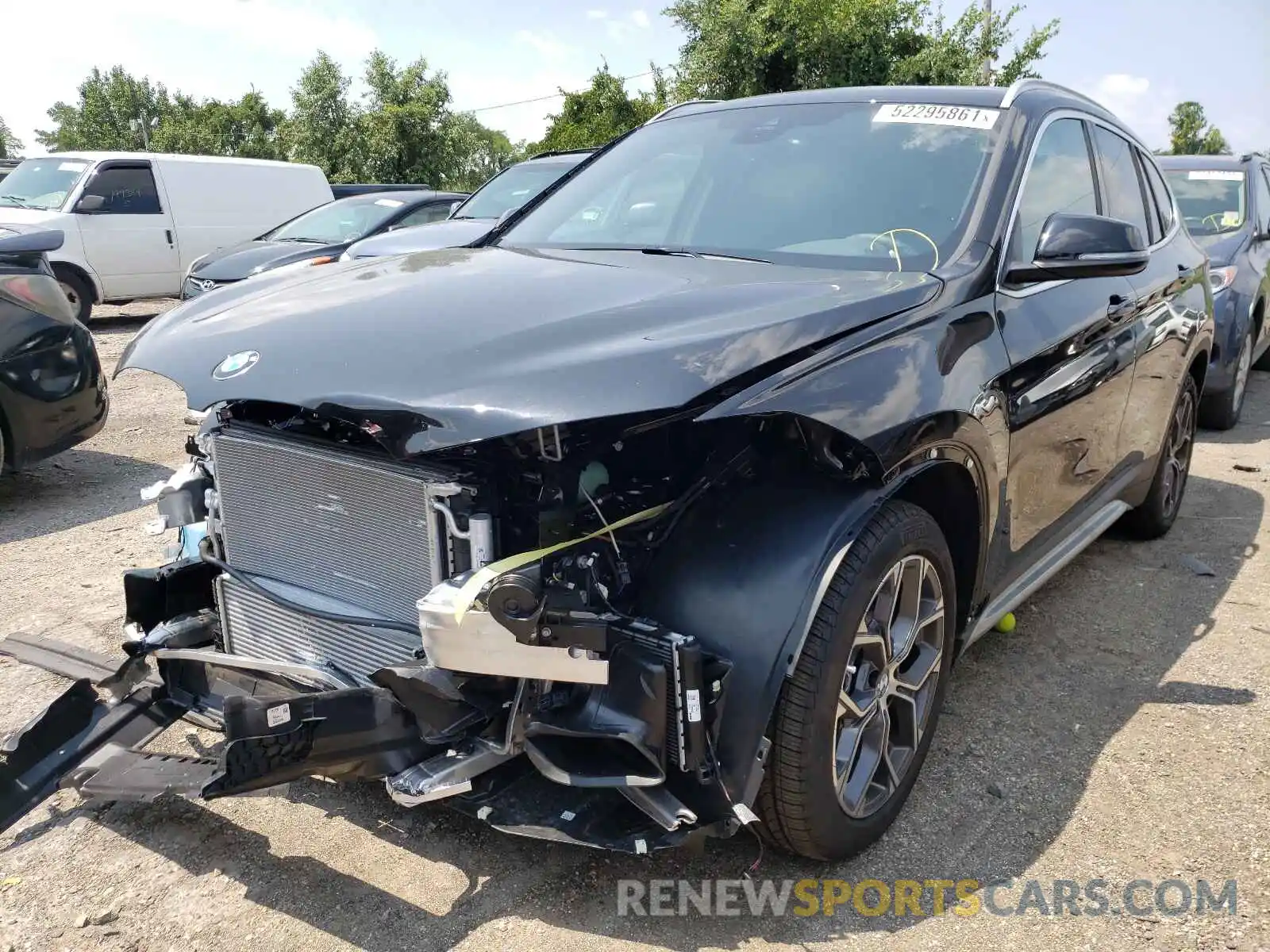 2 Photograph of a damaged car WBXJG9C03M5T18125 BMW X1 2021