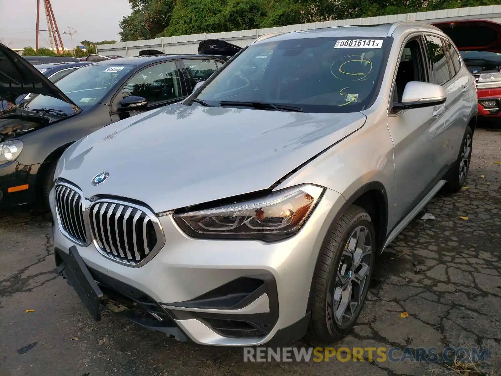 2 Photograph of a damaged car WBXJG9C03M5T69561 BMW X1 2021