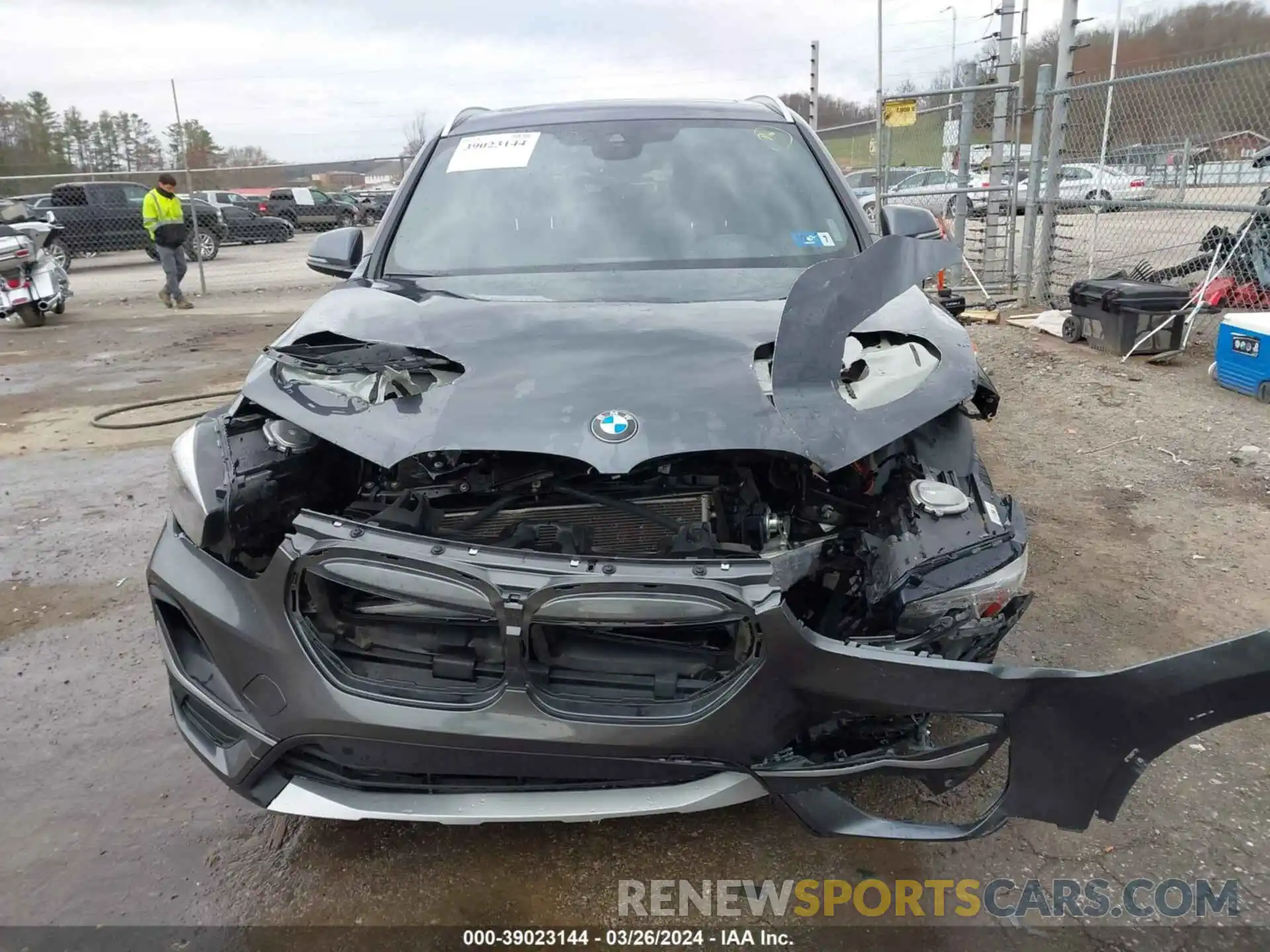 12 Photograph of a damaged car WBXJG9C03M5T75022 BMW X1 2021