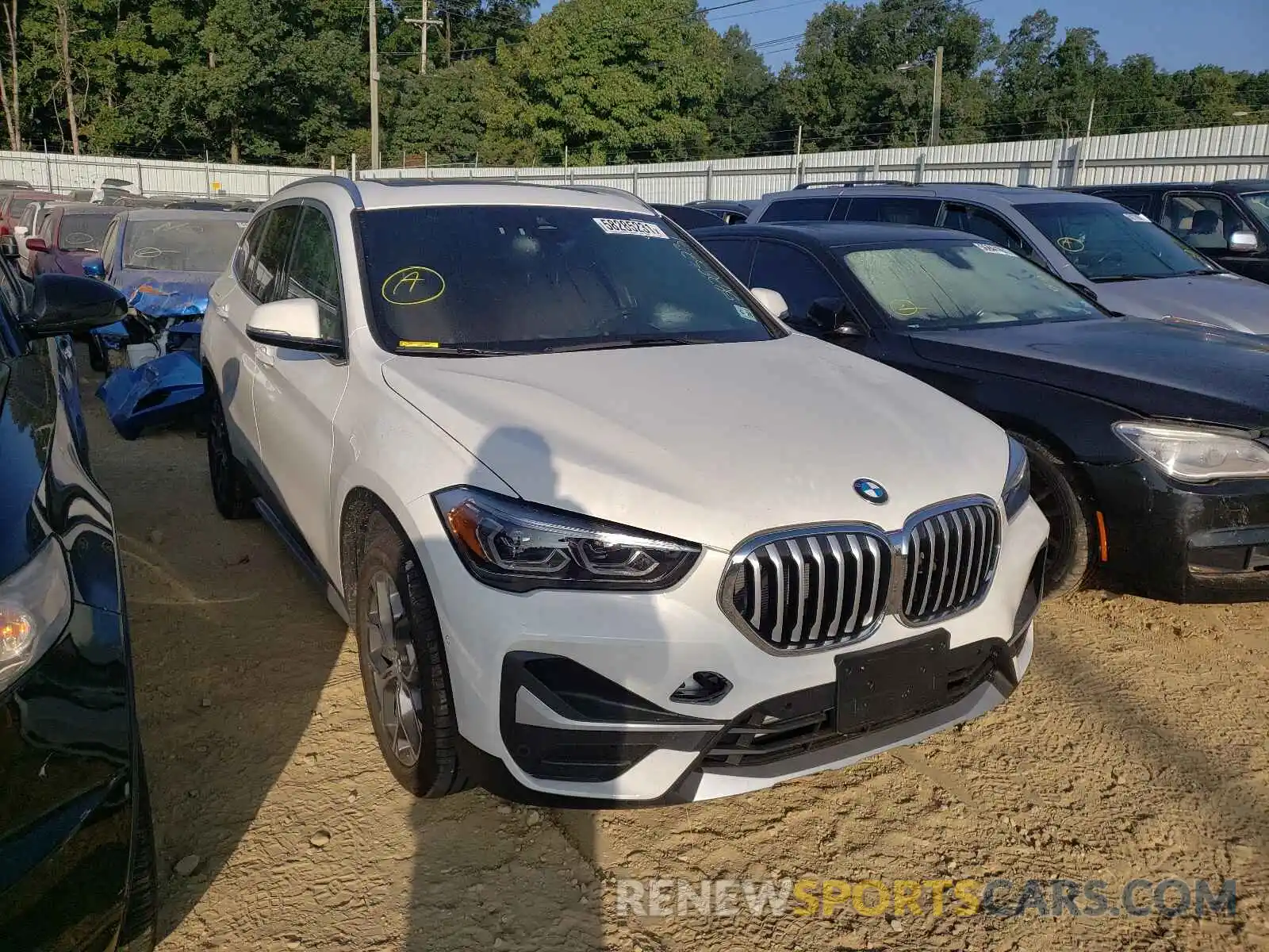 1 Photograph of a damaged car WBXJG9C04M3M65808 BMW X1 2021