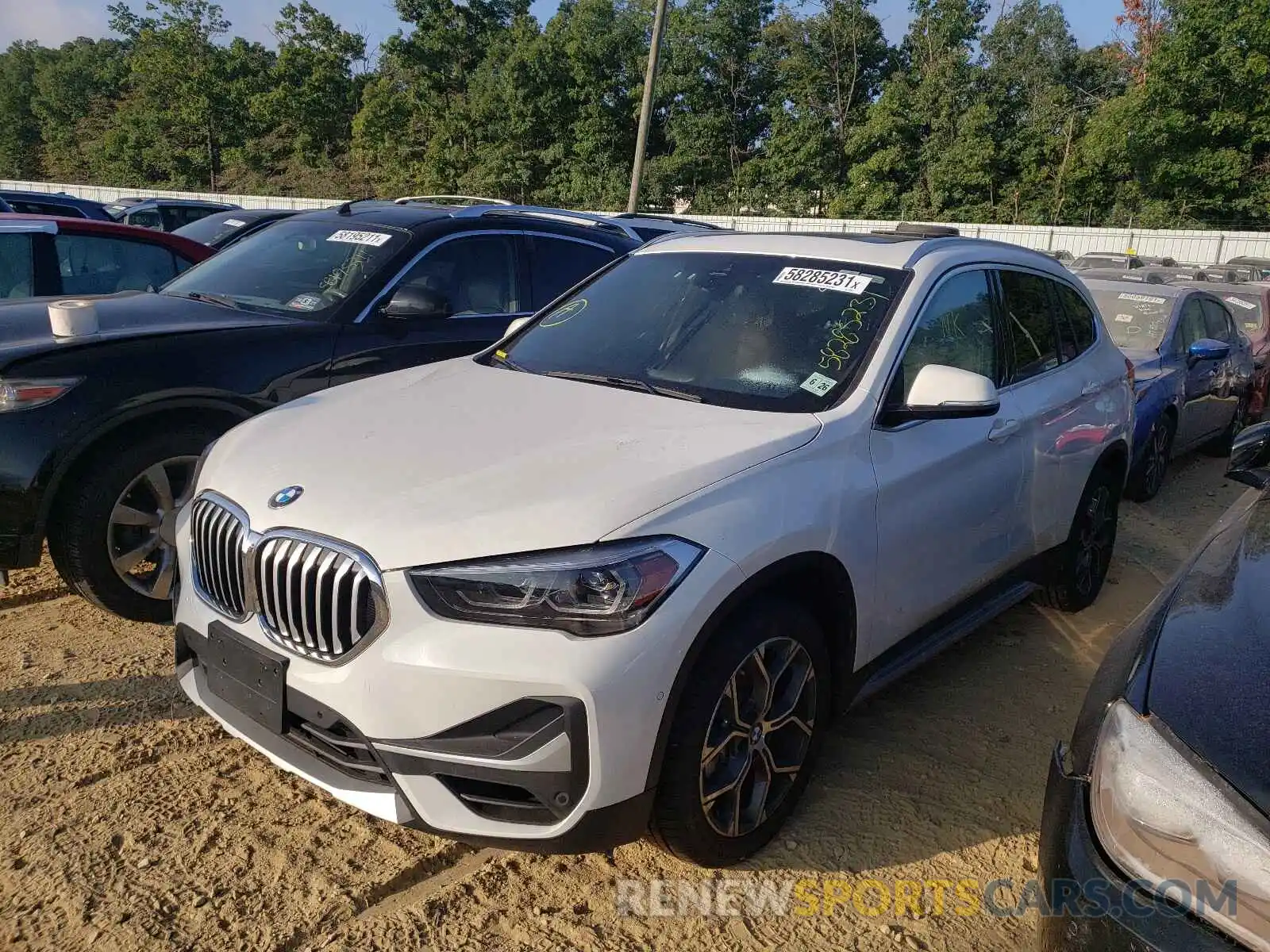 2 Photograph of a damaged car WBXJG9C04M3M65808 BMW X1 2021