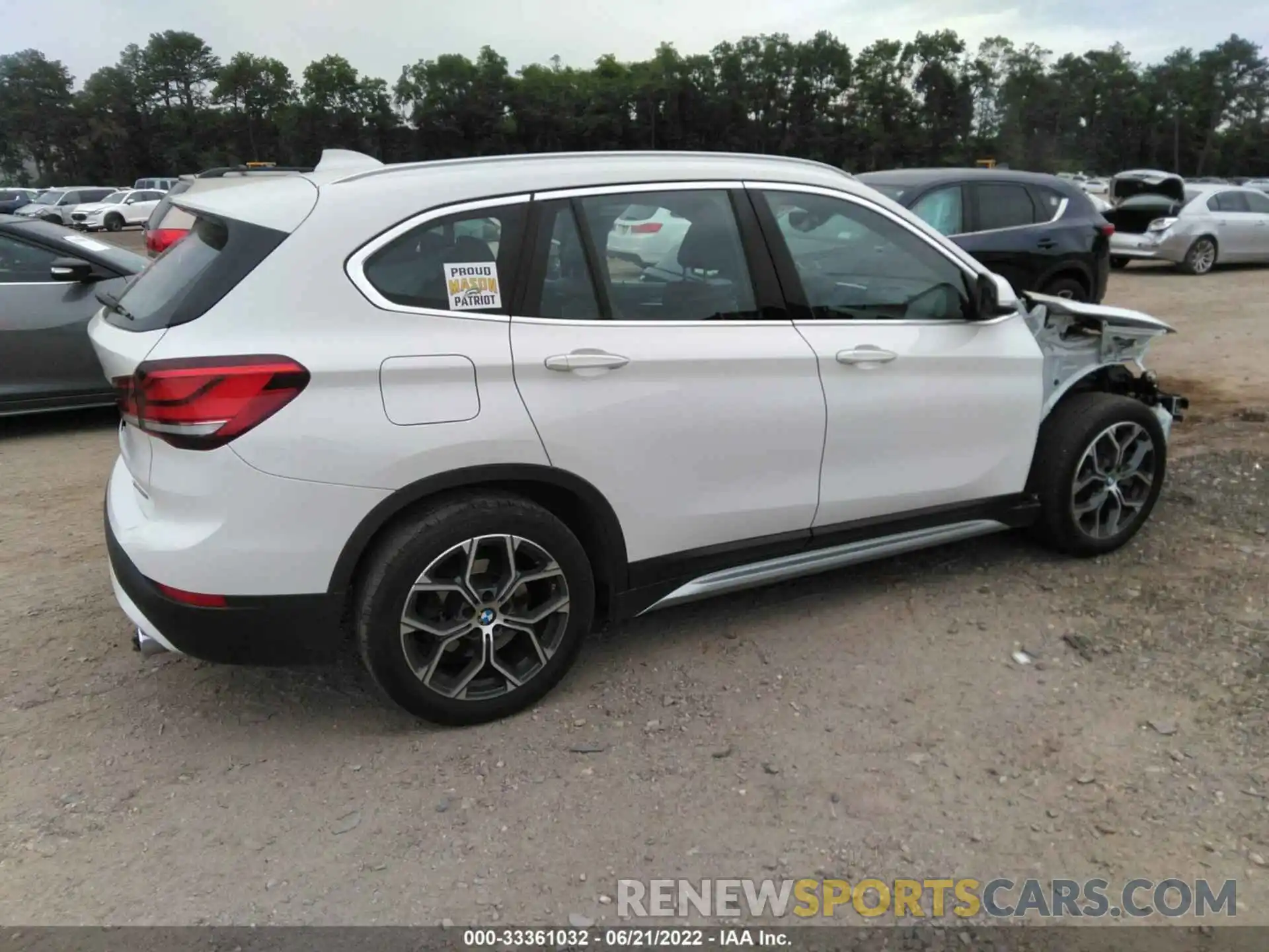 4 Фотография поврежденного автомобиля WBXJG9C04M5S25209 BMW X1 2021