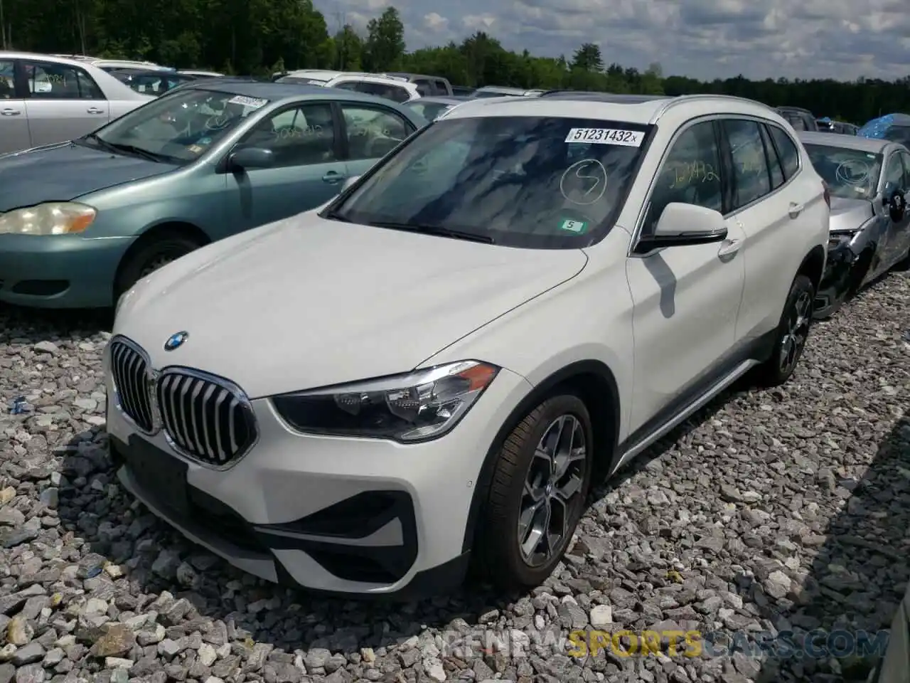 2 Photograph of a damaged car WBXJG9C04M5S25341 BMW X1 2021