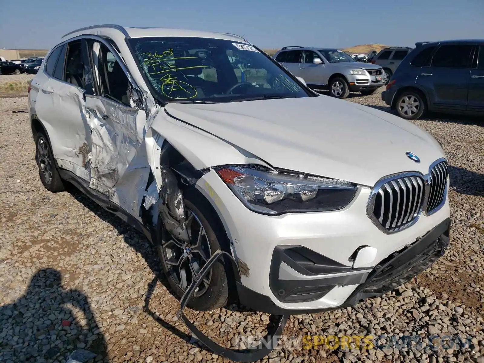 1 Photograph of a damaged car WBXJG9C04M5S30328 BMW X1 2021