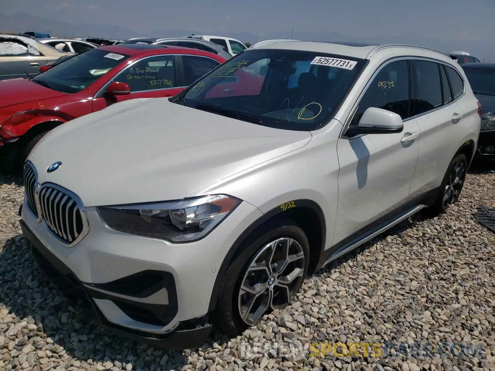 2 Photograph of a damaged car WBXJG9C04M5S30328 BMW X1 2021