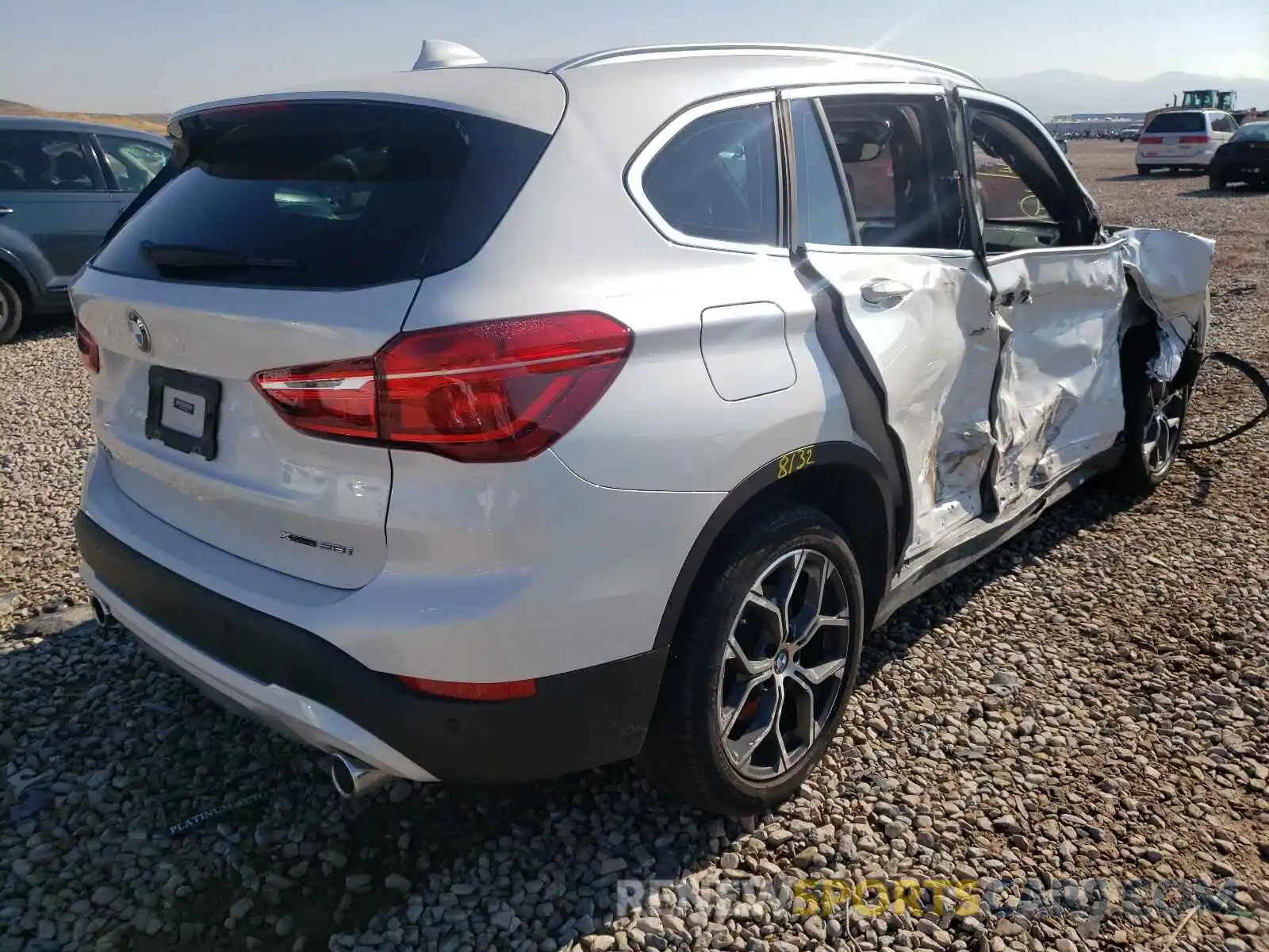 4 Photograph of a damaged car WBXJG9C04M5S30328 BMW X1 2021