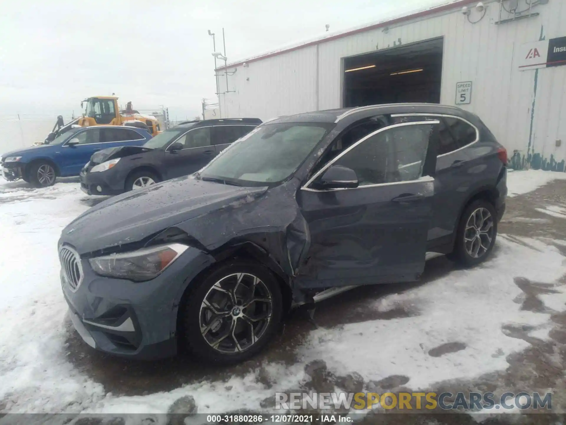 2 Photograph of a damaged car WBXJG9C04M5S55343 BMW X1 2021