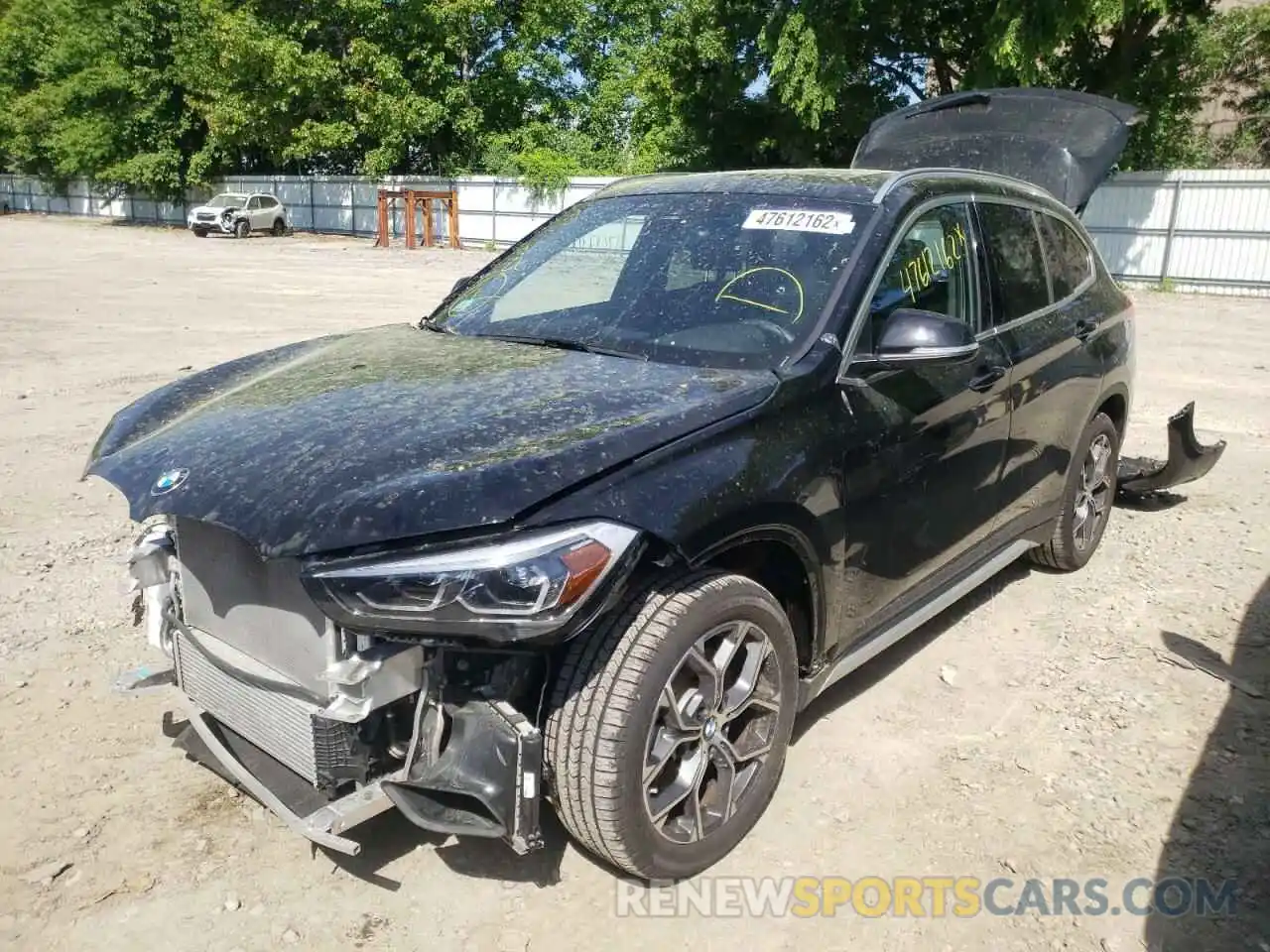 2 Photograph of a damaged car WBXJG9C04M5S78704 BMW X1 2021