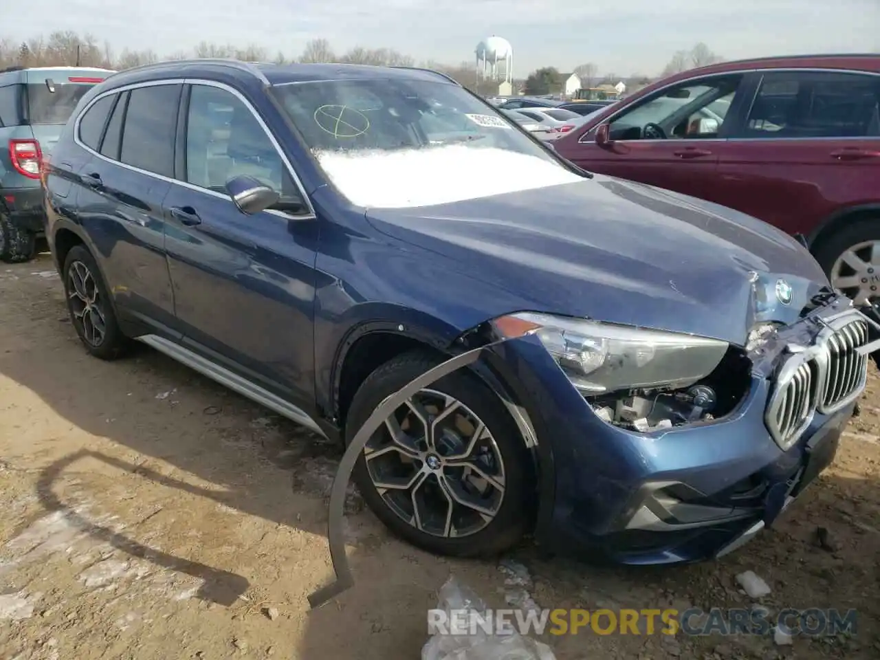 1 Photograph of a damaged car WBXJG9C04M5S83479 BMW X1 2021