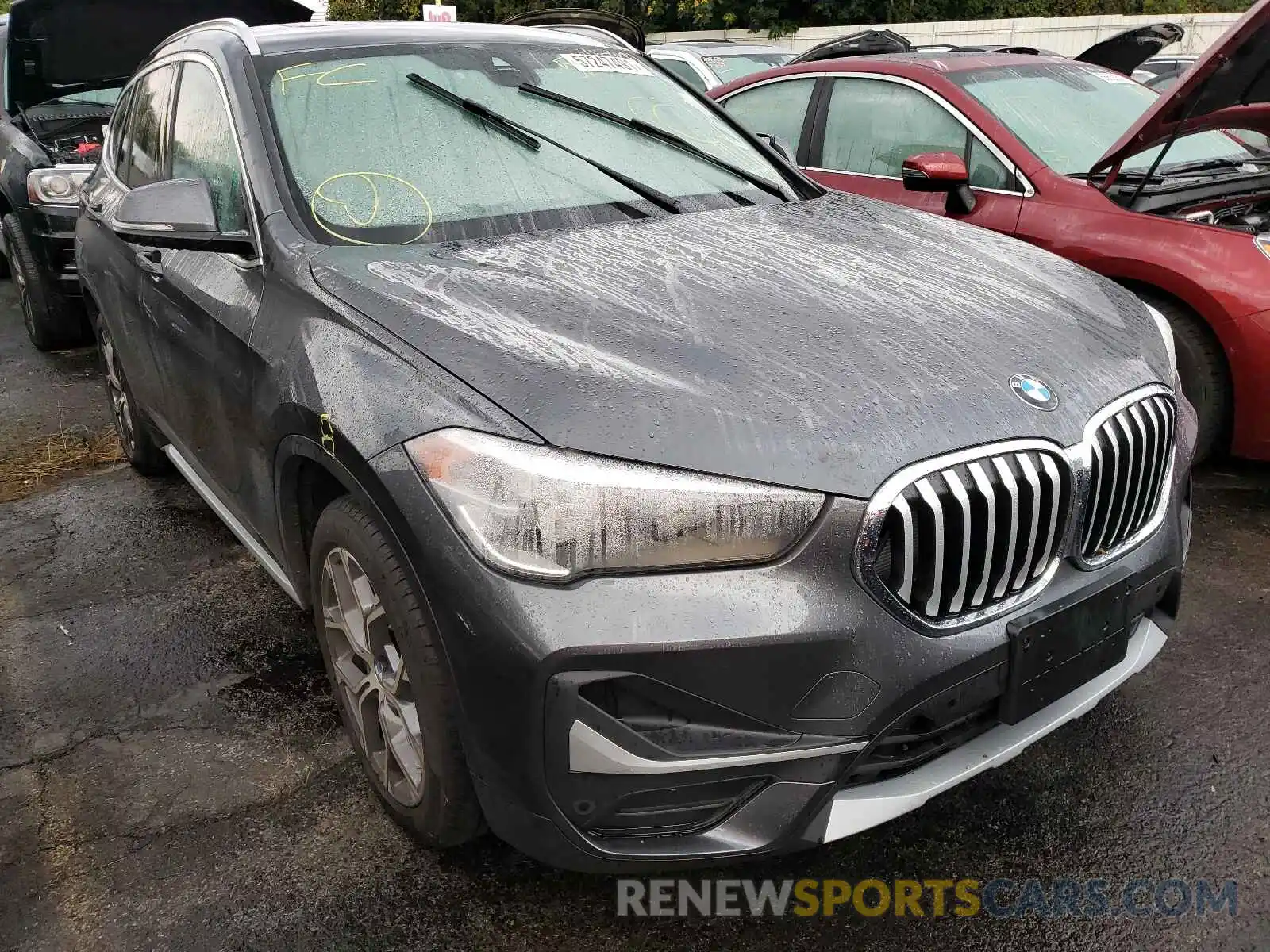 1 Photograph of a damaged car WBXJG9C04M5S84678 BMW X1 2021