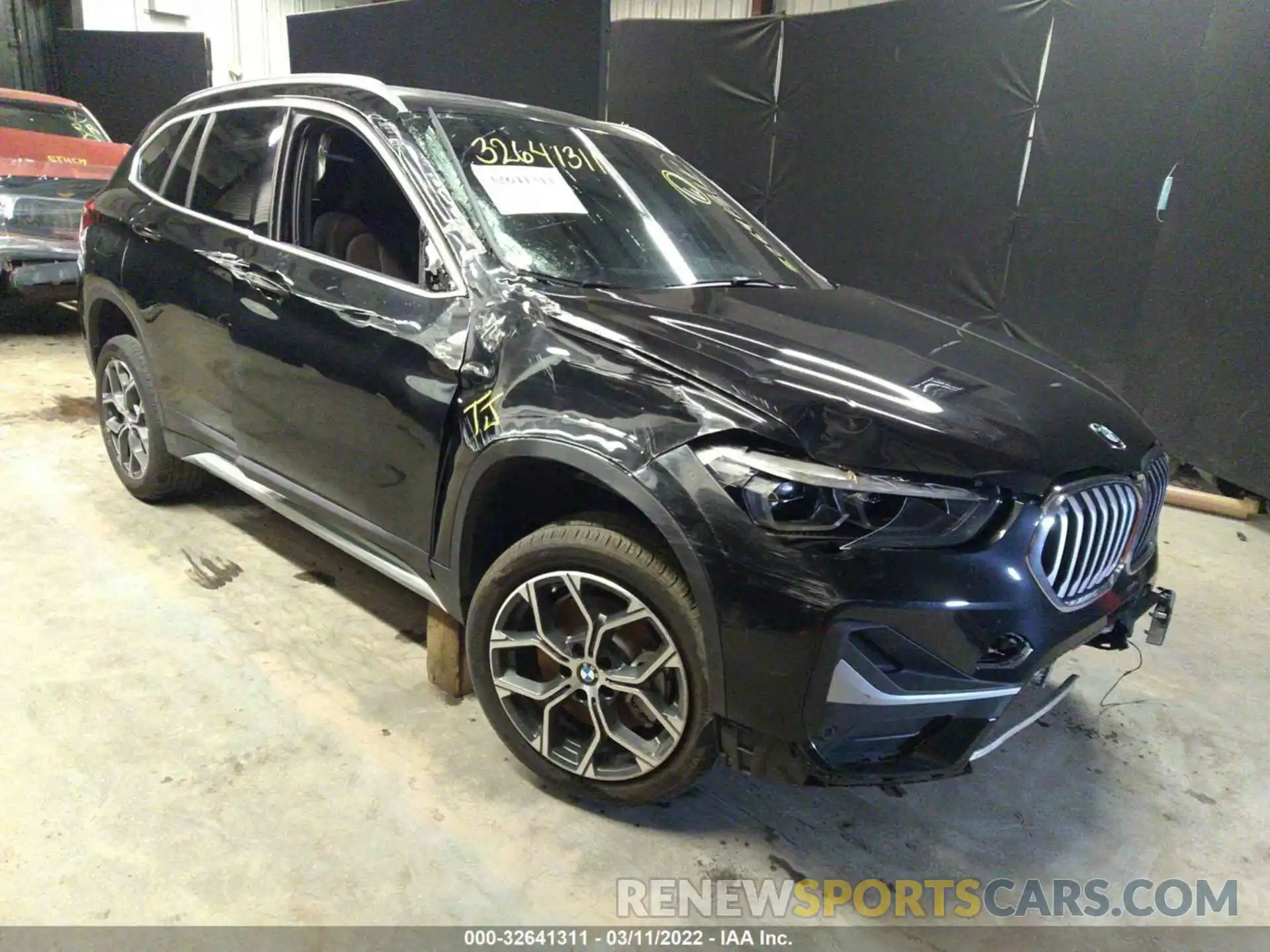 1 Photograph of a damaged car WBXJG9C04M5T34186 BMW X1 2021