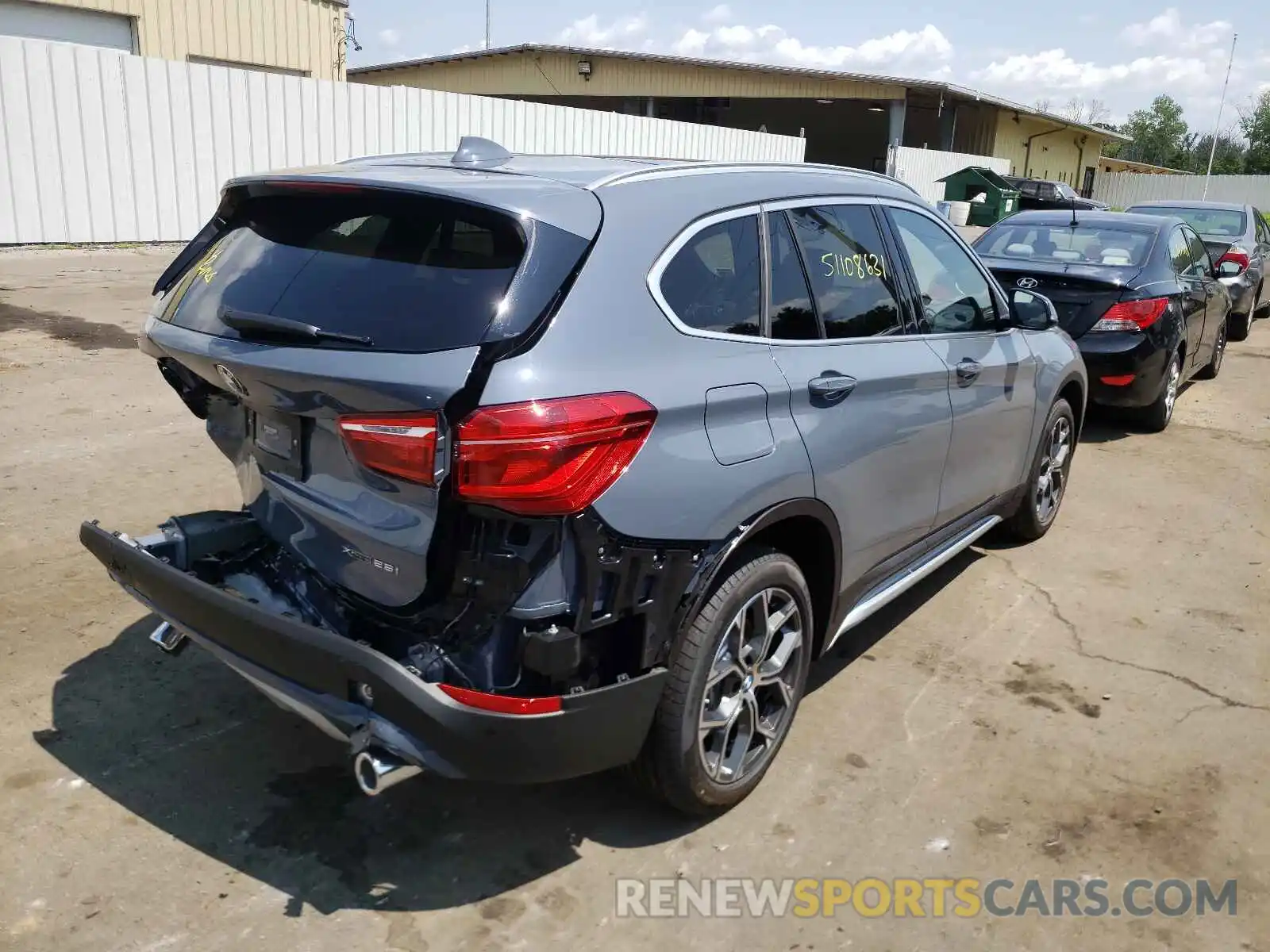 4 Photograph of a damaged car WBXJG9C04M5T84277 BMW X1 2021