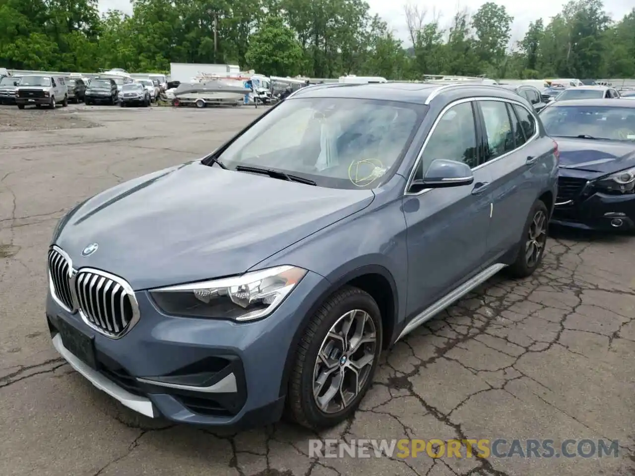 2 Фотография поврежденного автомобиля WBXJG9C05M5S12419 BMW X1 2021