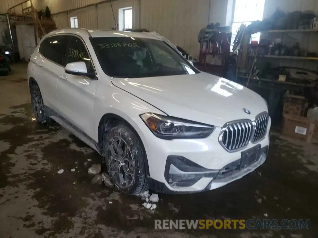 1 Photograph of a damaged car WBXJG9C05M5T24542 BMW X1 2021