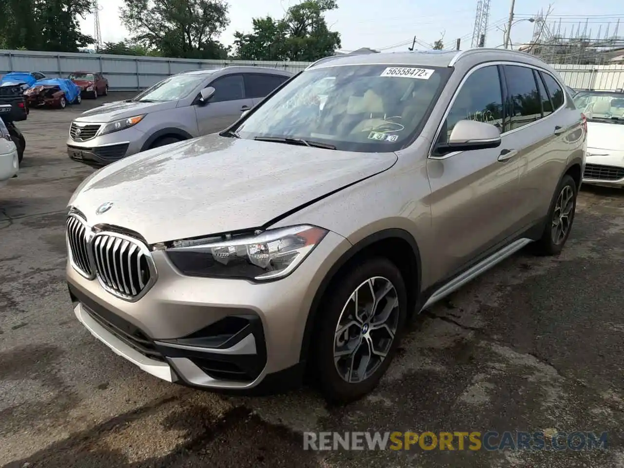 2 Photograph of a damaged car WBXJG9C05M5T37775 BMW X1 2021