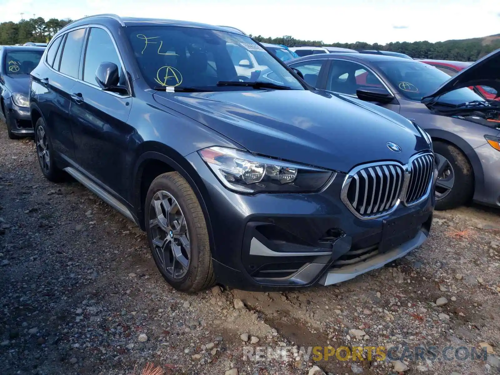 1 Photograph of a damaged car WBXJG9C05M5T39090 BMW X1 2021