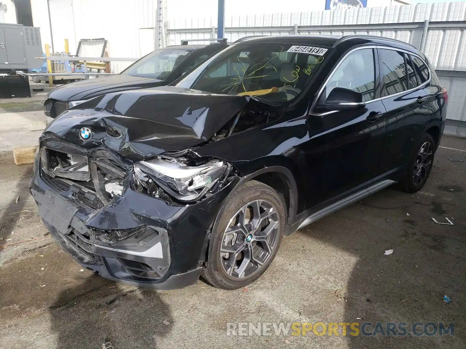 2 Photograph of a damaged car WBXJG9C05M5T84661 BMW X1 2021