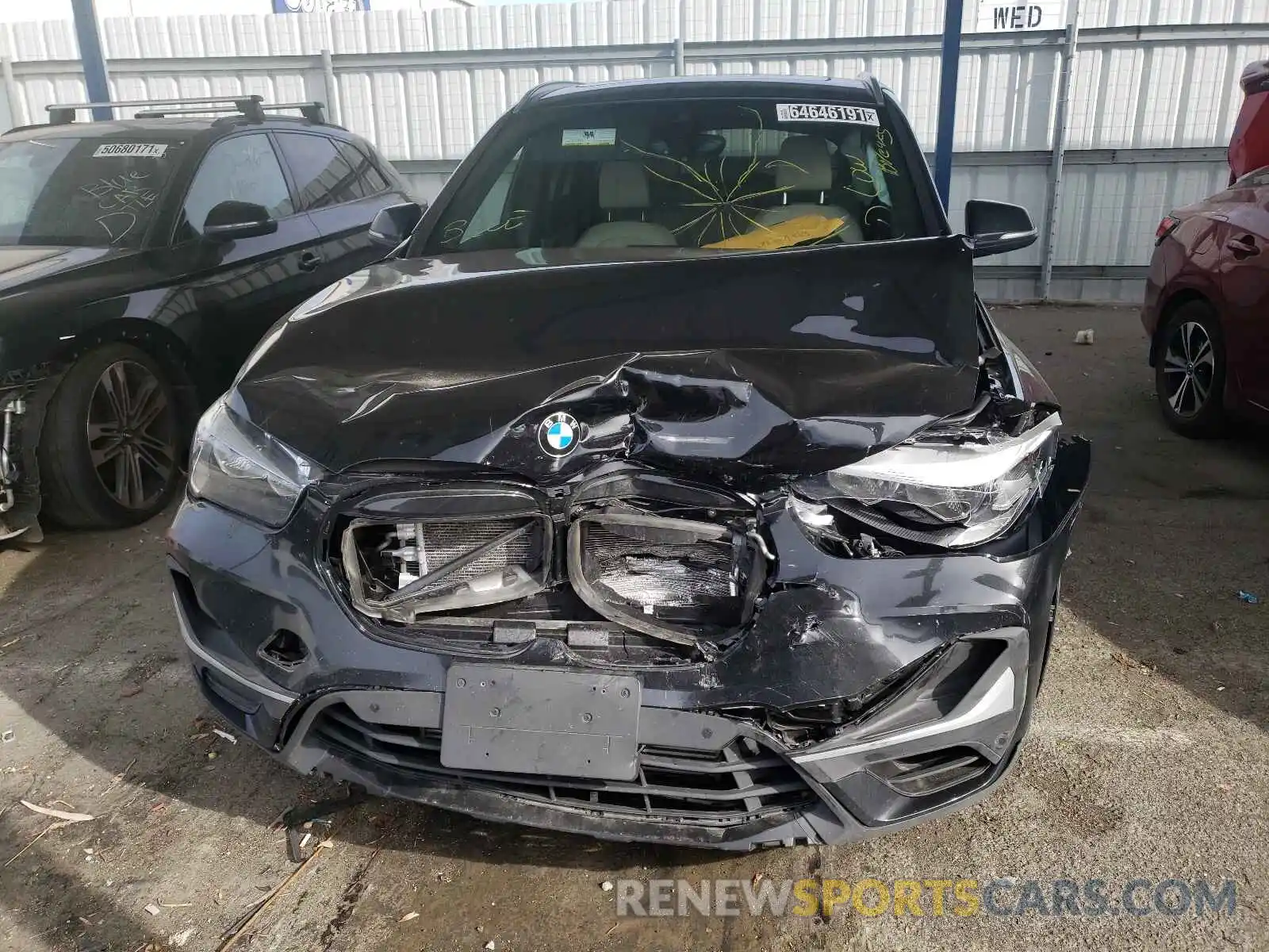 9 Photograph of a damaged car WBXJG9C05M5T84661 BMW X1 2021