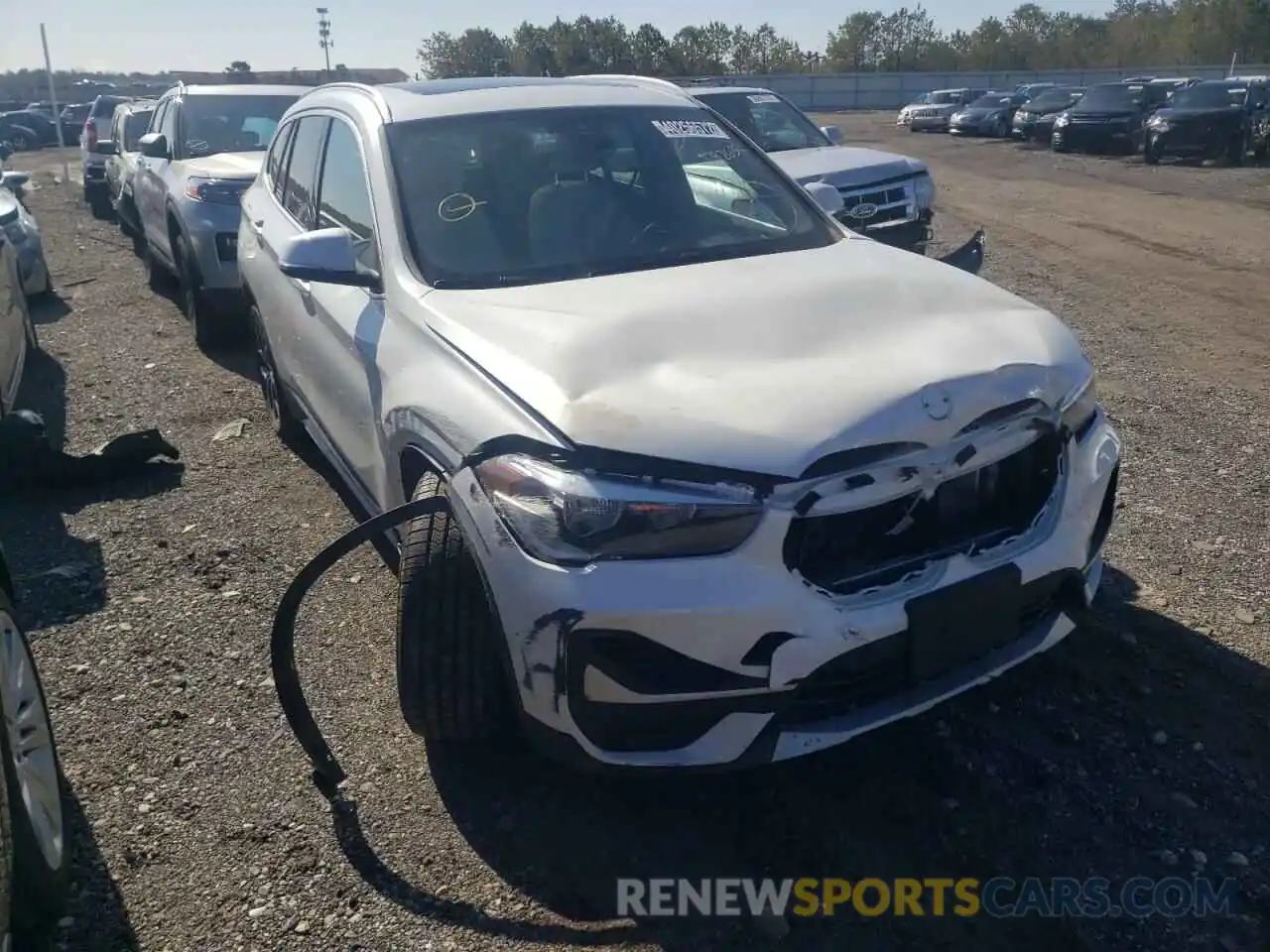 1 Photograph of a damaged car WBXJG9C05M5T92632 BMW X1 2021