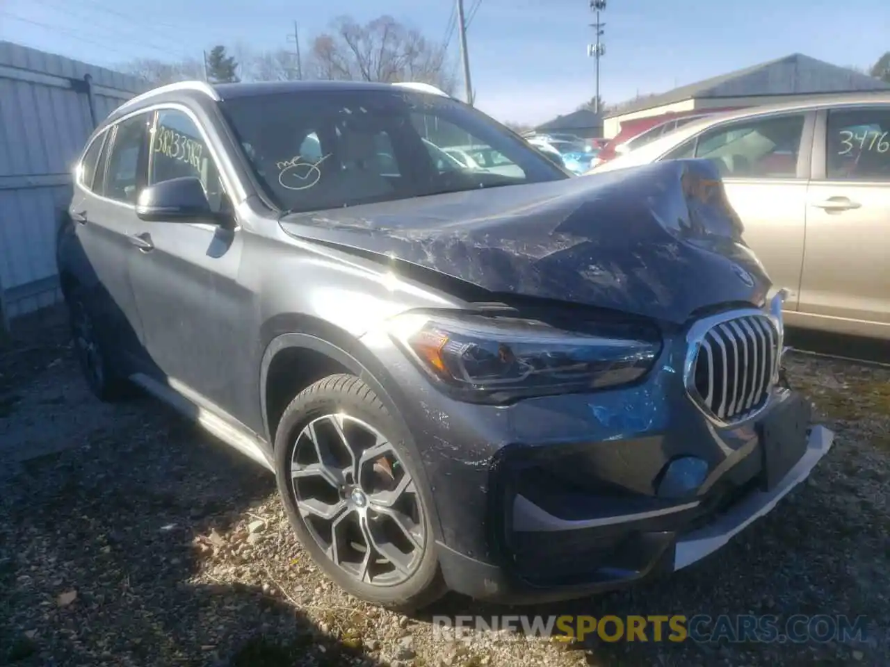 1 Photograph of a damaged car WBXJG9C06M5S00957 BMW X1 2021