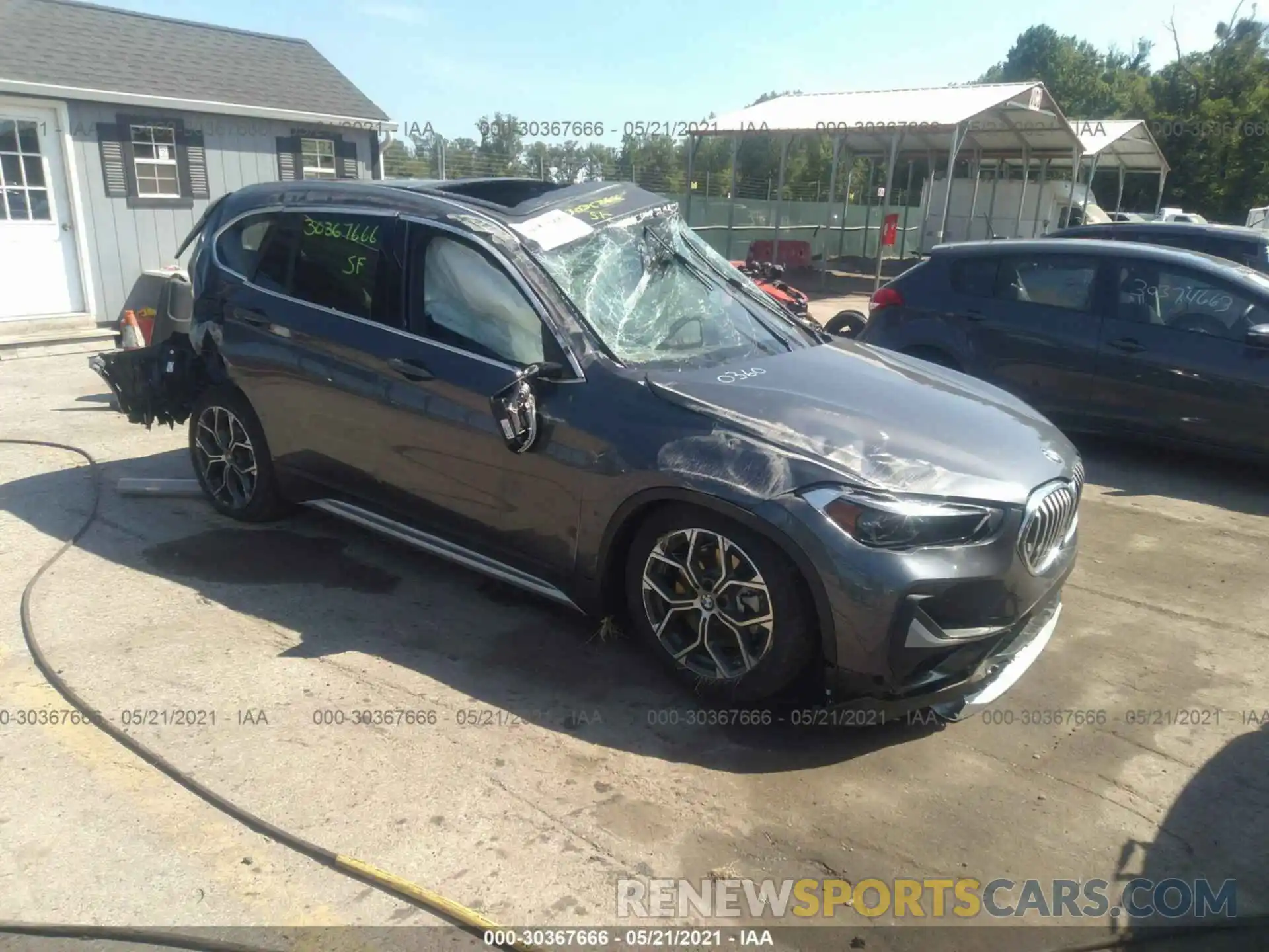 1 Photograph of a damaged car WBXJG9C06M5S40360 BMW X1 2021