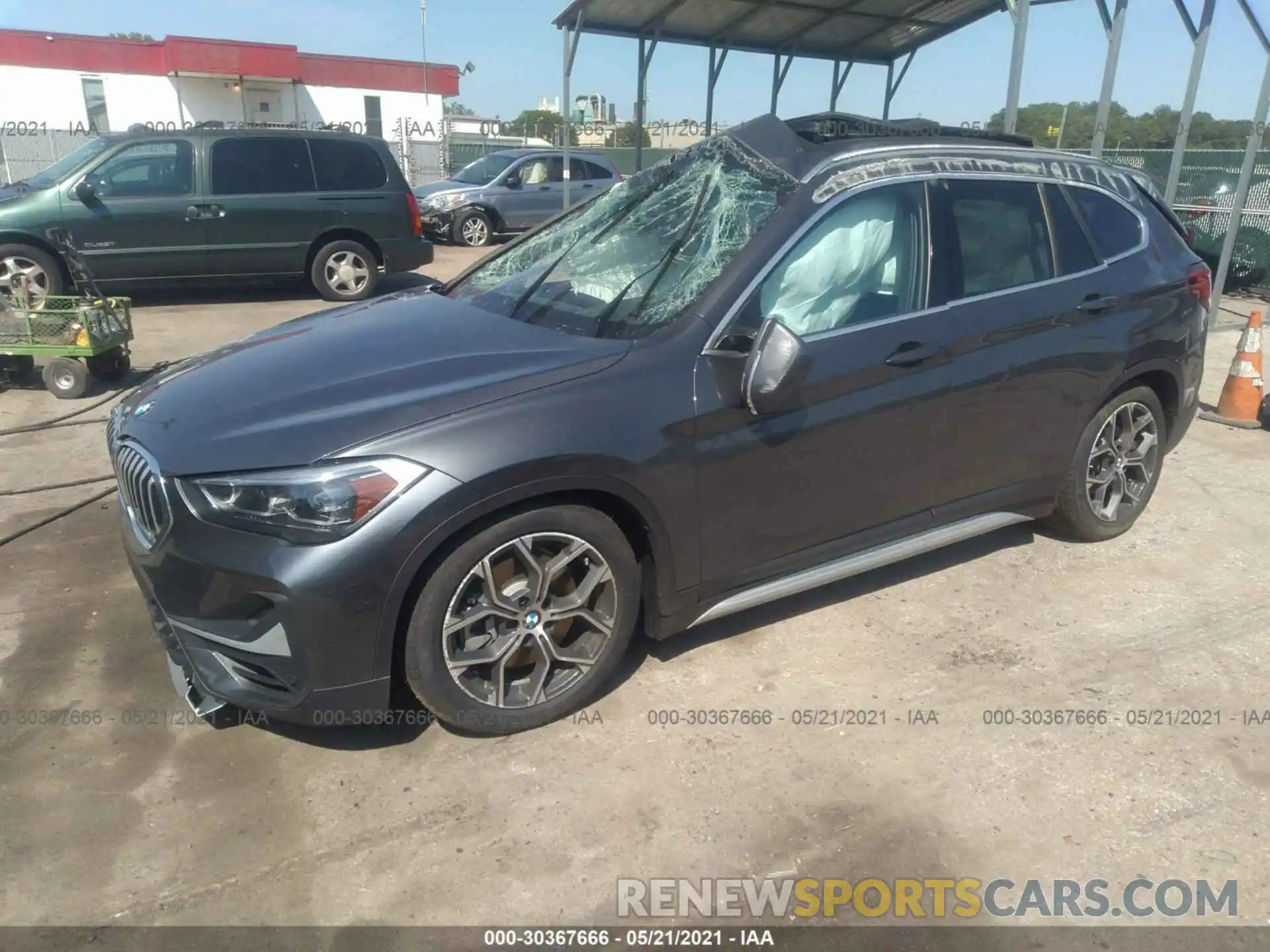 2 Photograph of a damaged car WBXJG9C06M5S40360 BMW X1 2021