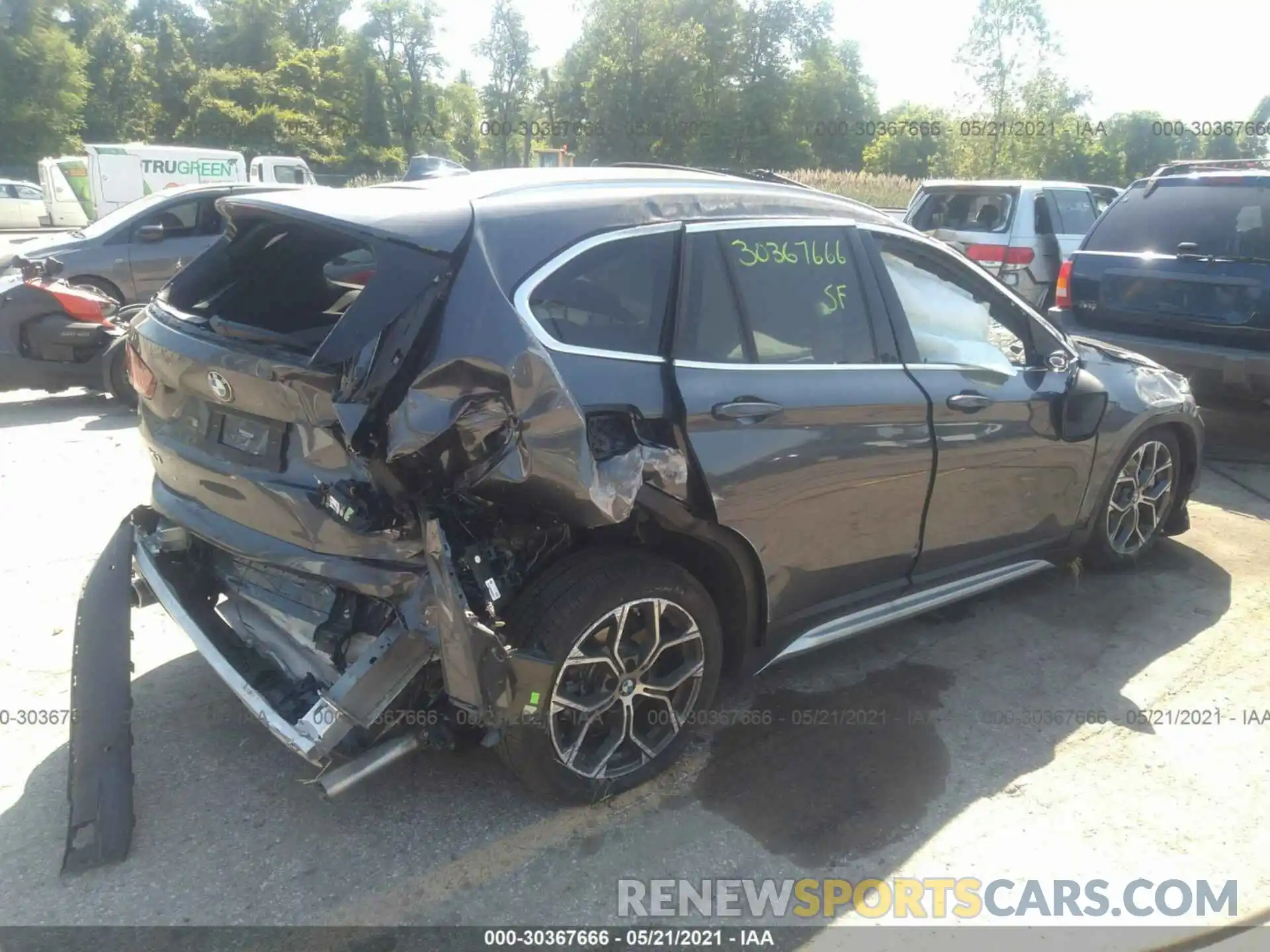 6 Photograph of a damaged car WBXJG9C06M5S40360 BMW X1 2021