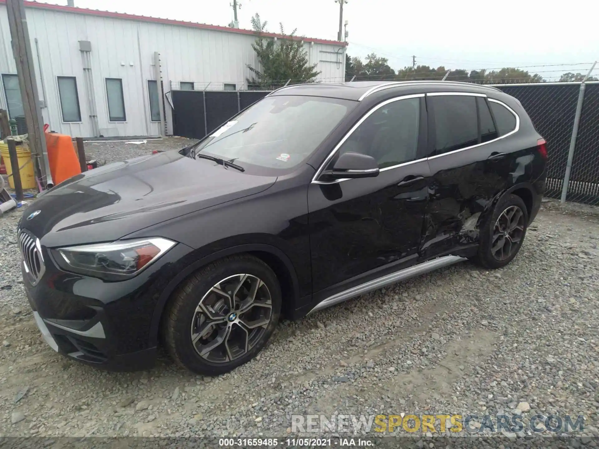 2 Photograph of a damaged car WBXJG9C06M5T50213 BMW X1 2021