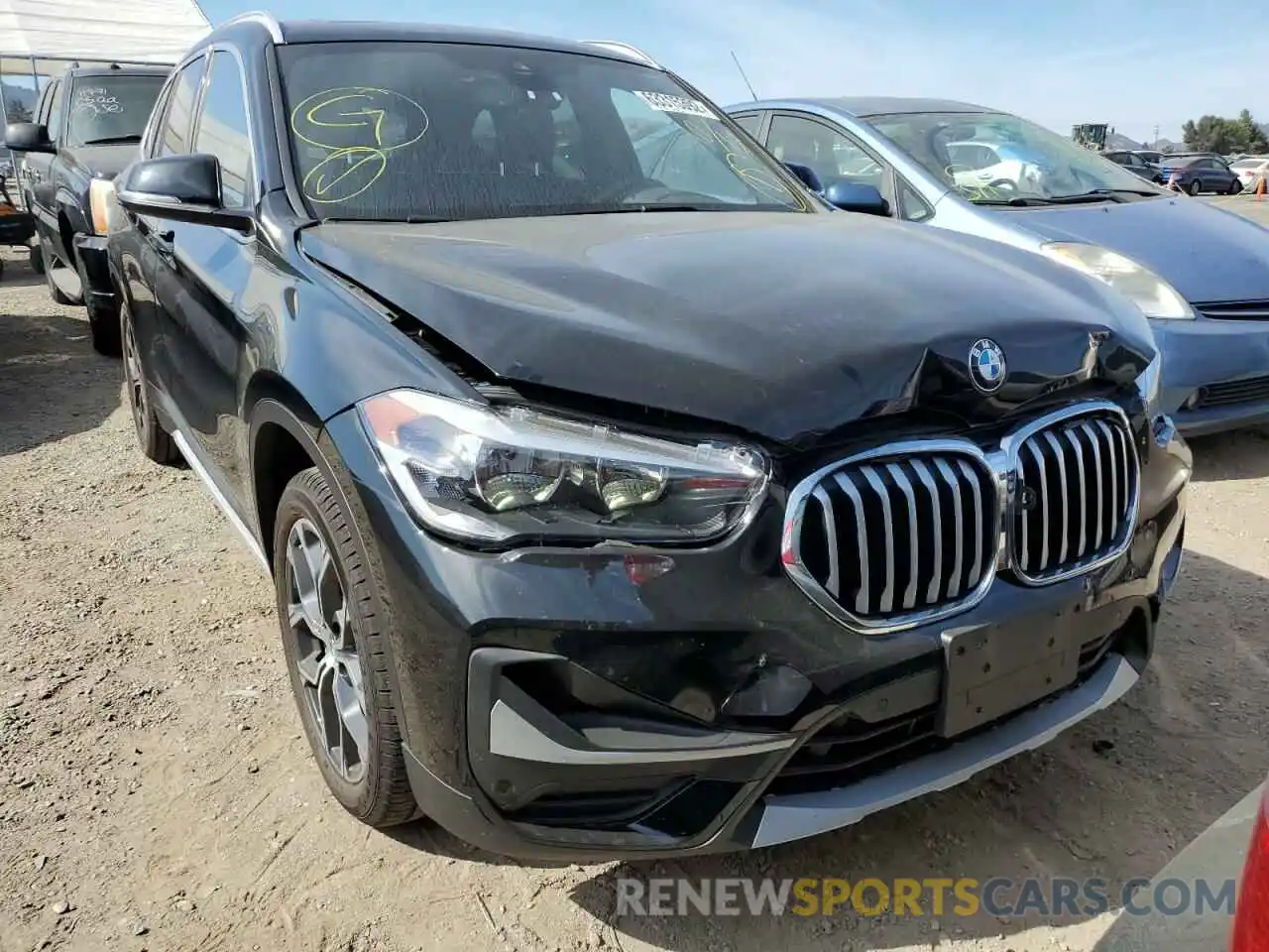 1 Photograph of a damaged car WBXJG9C06M5T70400 BMW X1 2021