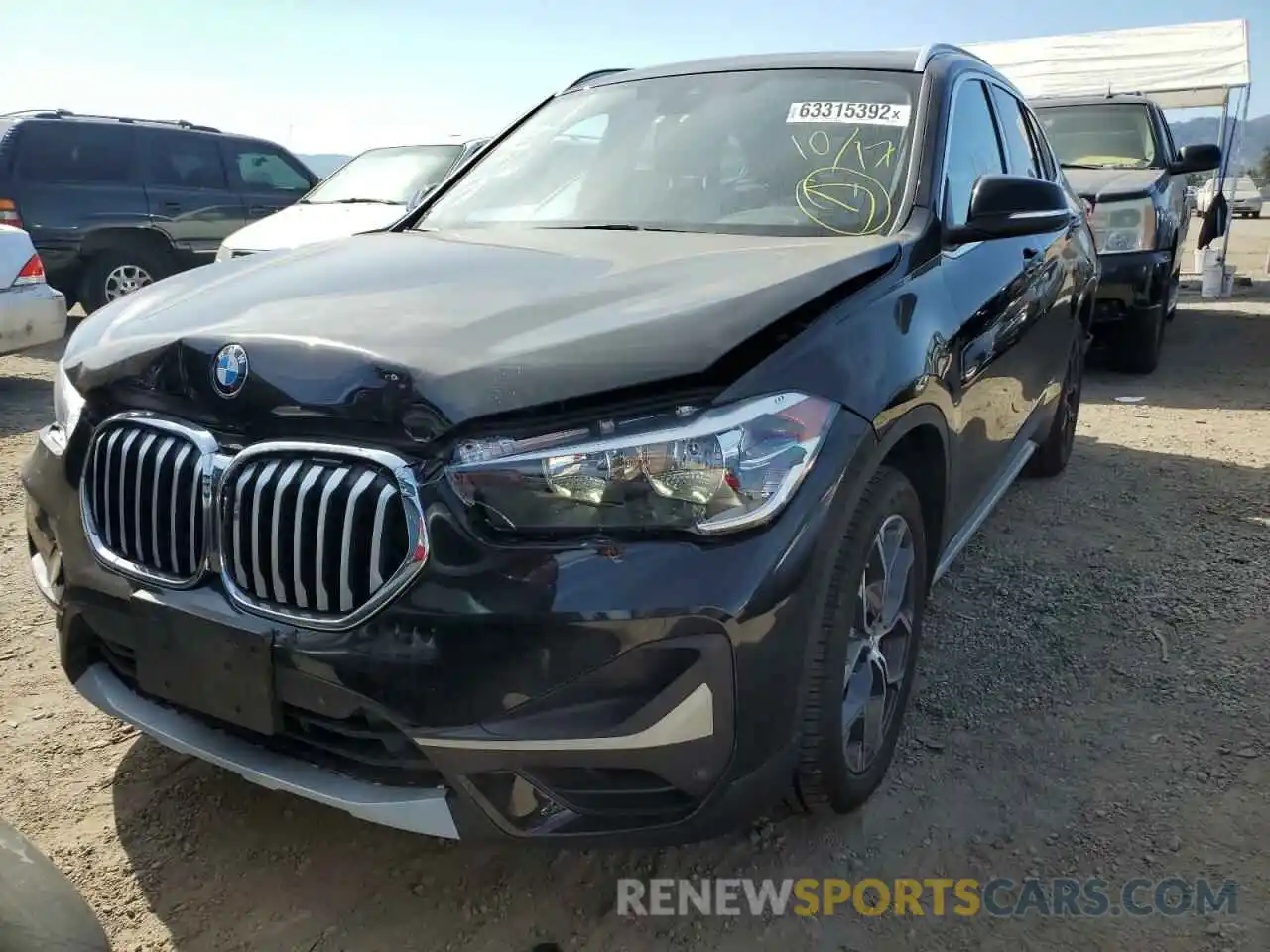 2 Photograph of a damaged car WBXJG9C06M5T70400 BMW X1 2021