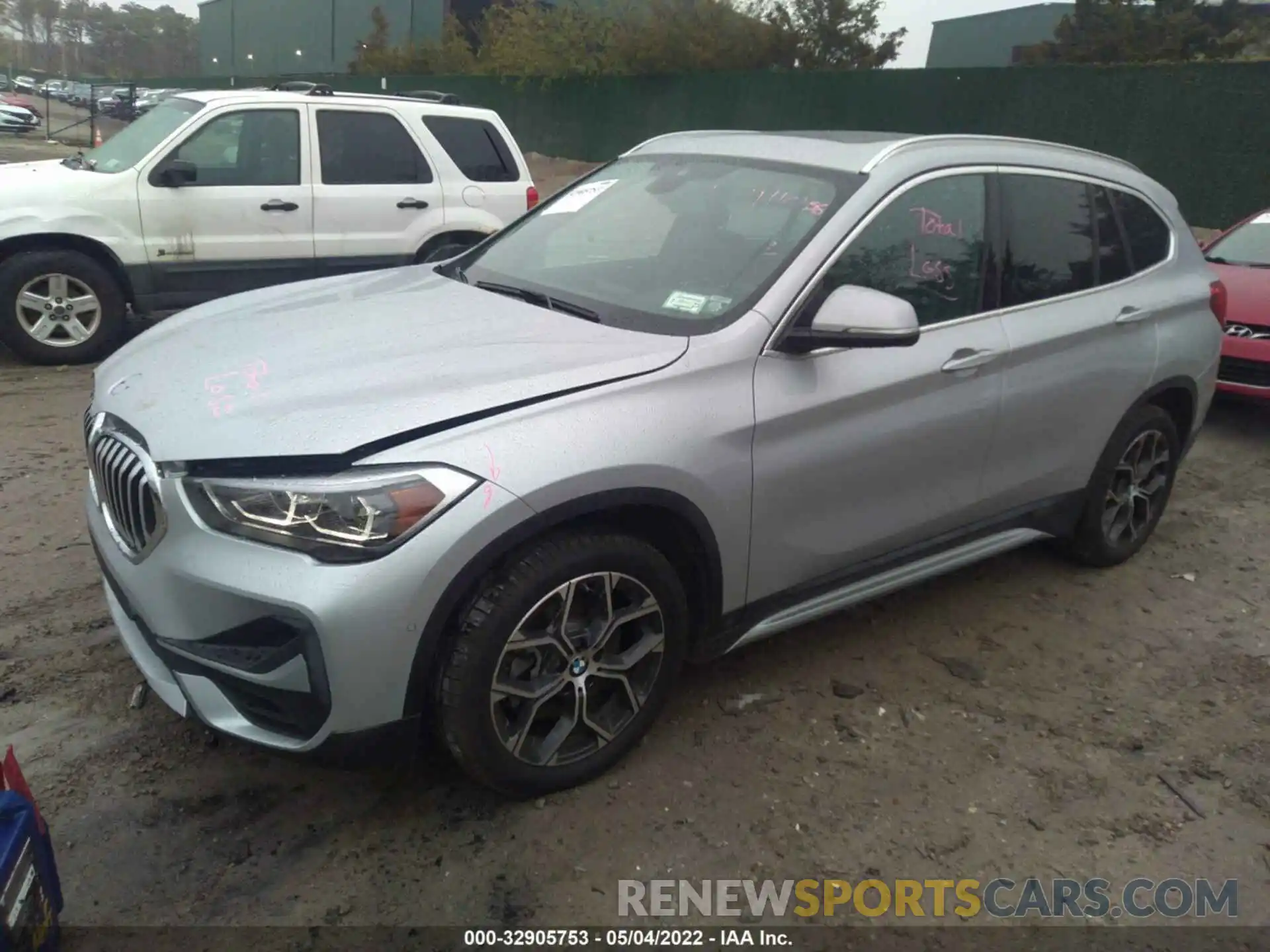 2 Photograph of a damaged car WBXJG9C06M5T94521 BMW X1 2021