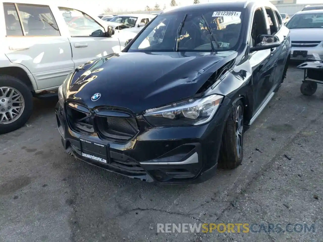 2 Photograph of a damaged car WBXJG9C06M5U01595 BMW X1 2021