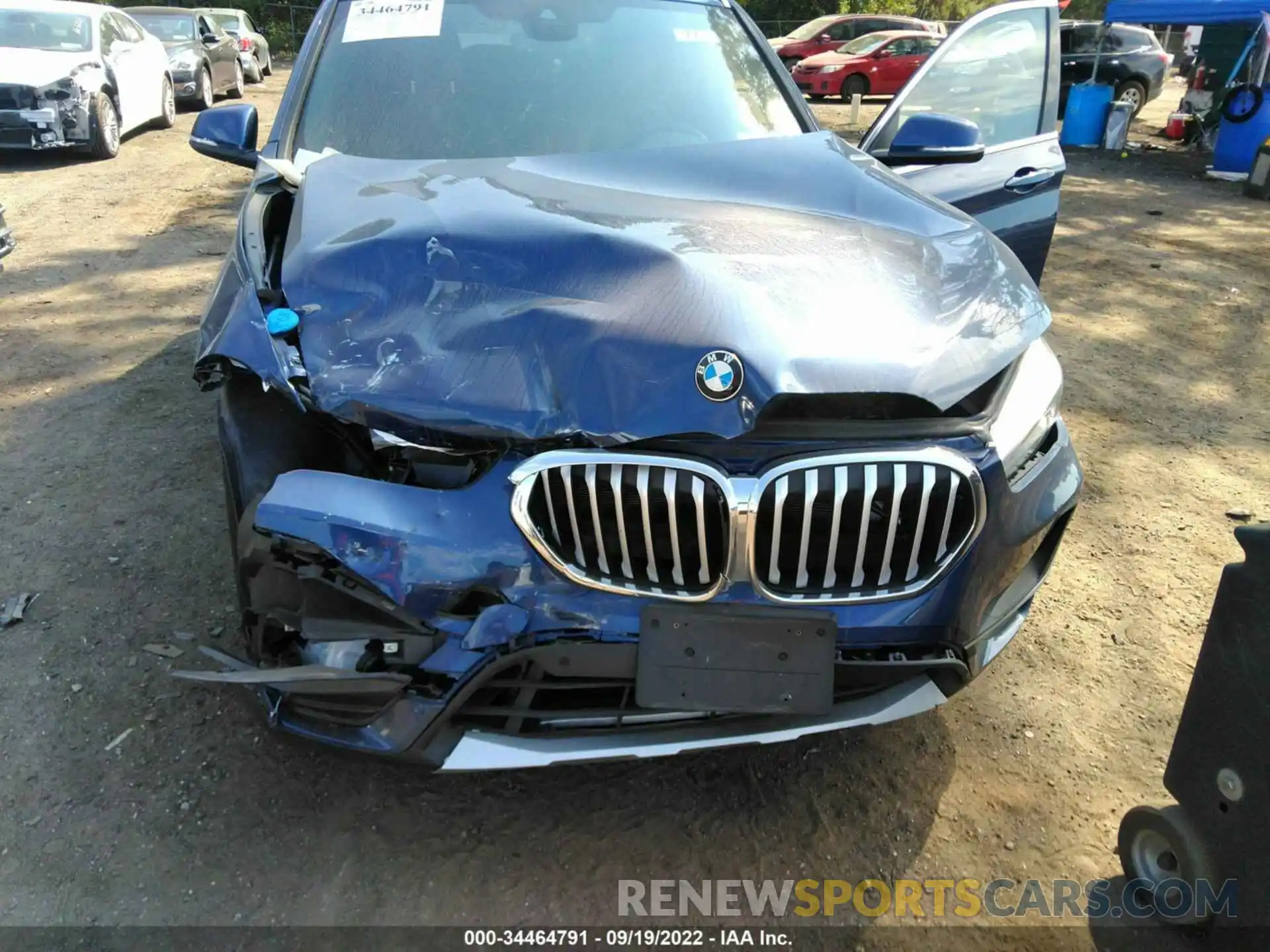 6 Photograph of a damaged car WBXJG9C06M5U45645 BMW X1 2021