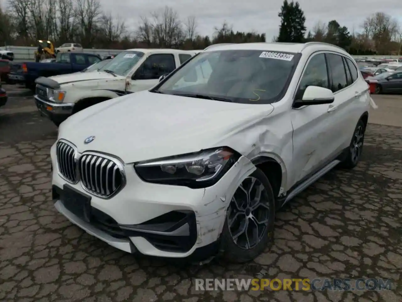 2 Photograph of a damaged car WBXJG9C07M5S89907 BMW X1 2021