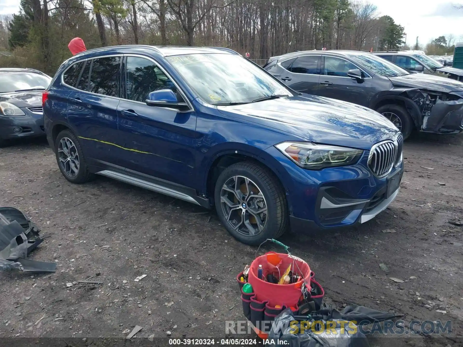 1 Фотография поврежденного автомобиля WBXJG9C07M5U04635 BMW X1 2021