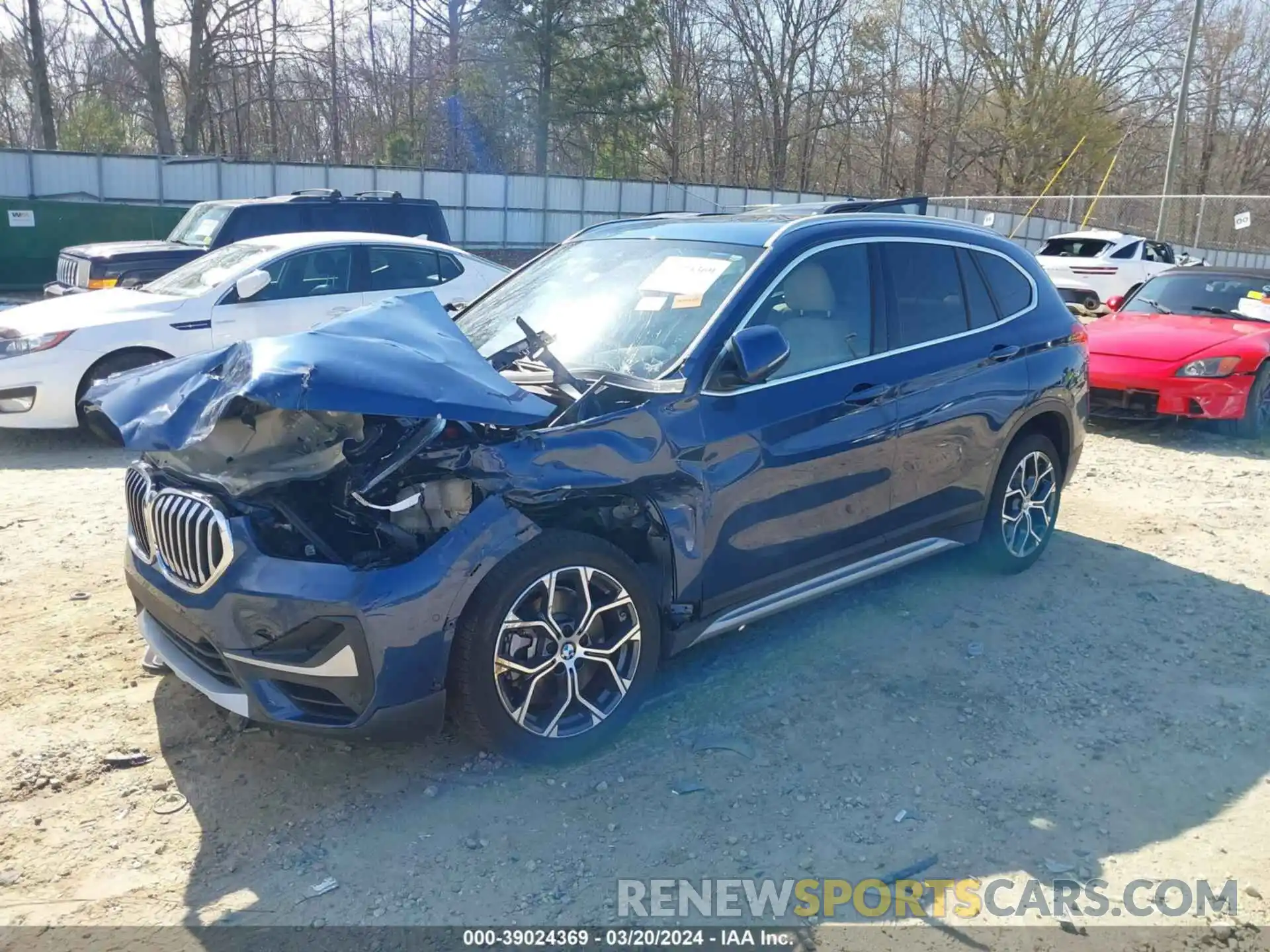 2 Photograph of a damaged car WBXJG9C07M5U30877 BMW X1 2021