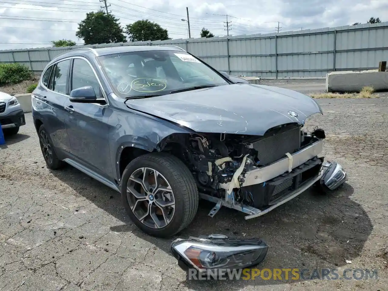 1 Photograph of a damaged car WBXJG9C08M5S08980 BMW X1 2021