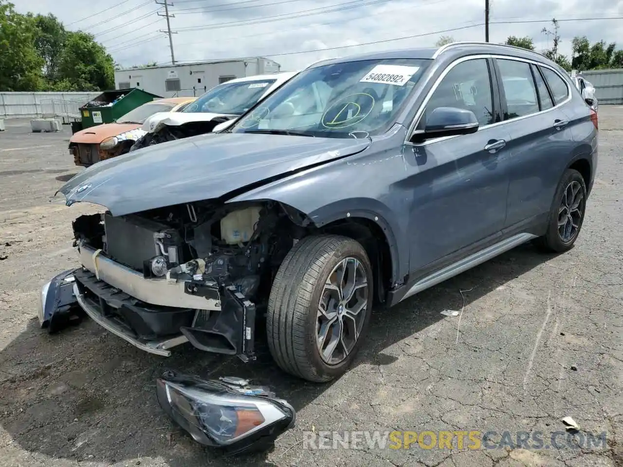 2 Photograph of a damaged car WBXJG9C08M5S08980 BMW X1 2021