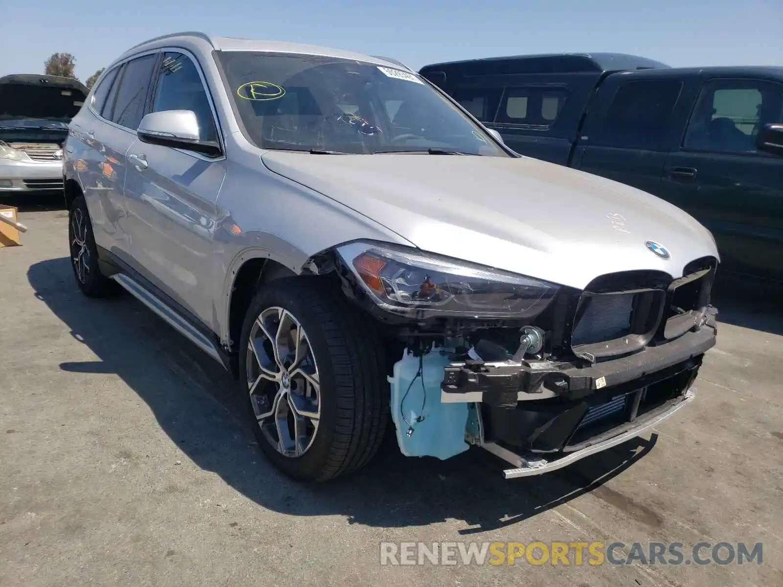 1 Photograph of a damaged car WBXJG9C08M5S83842 BMW X1 2021