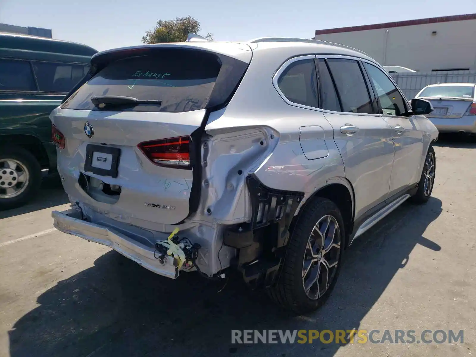 4 Photograph of a damaged car WBXJG9C08M5S83842 BMW X1 2021