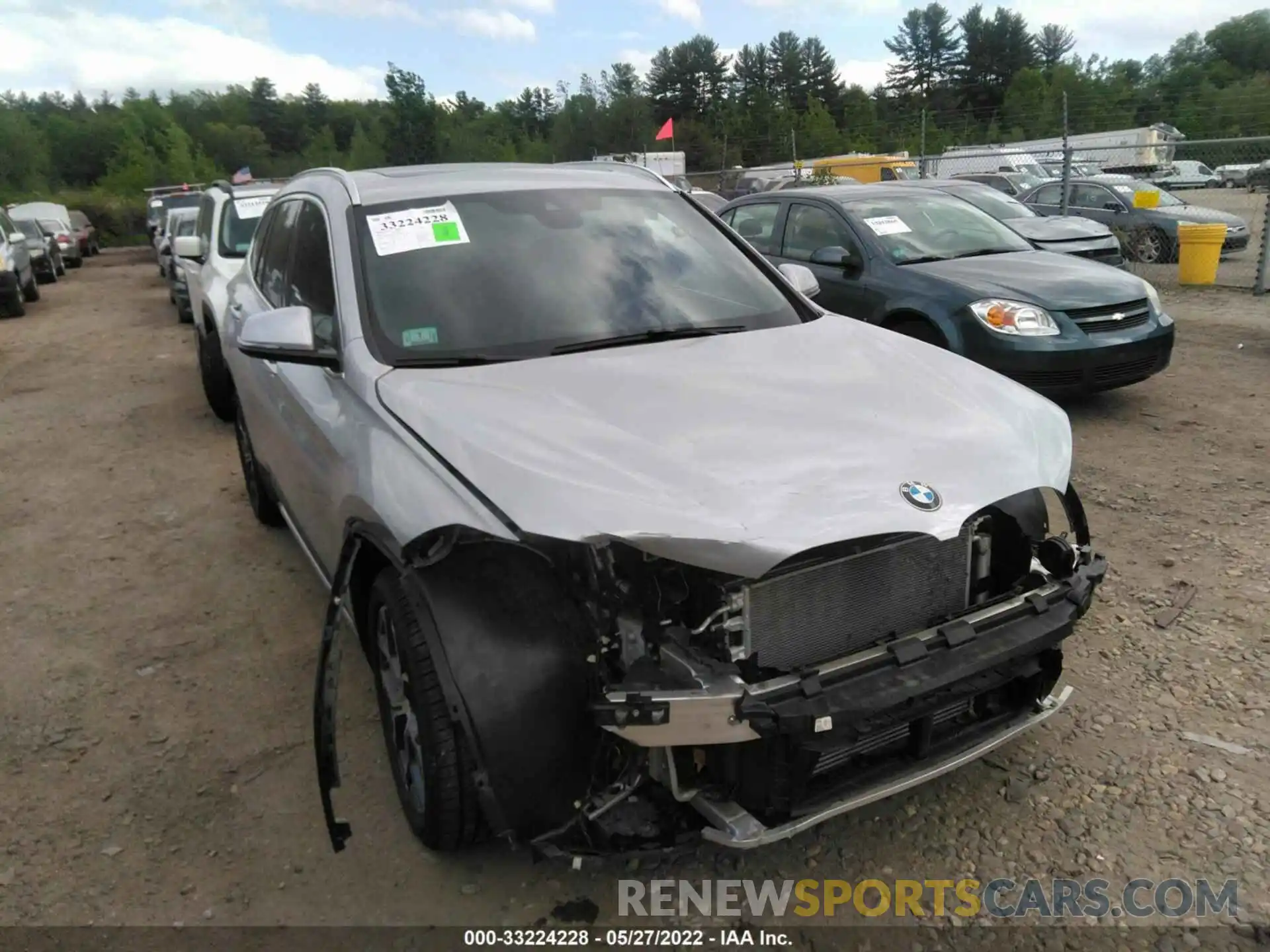 1 Фотография поврежденного автомобиля WBXJG9C08M5T30481 BMW X1 2021