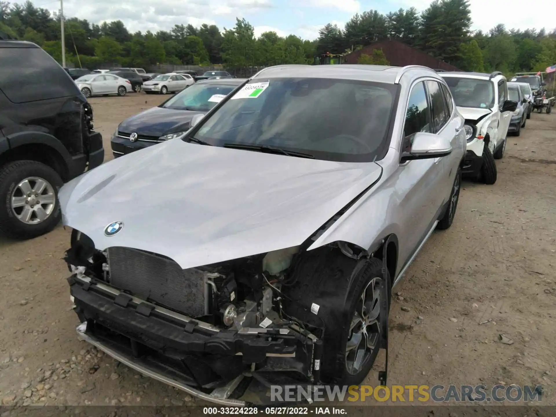 2 Photograph of a damaged car WBXJG9C08M5T30481 BMW X1 2021