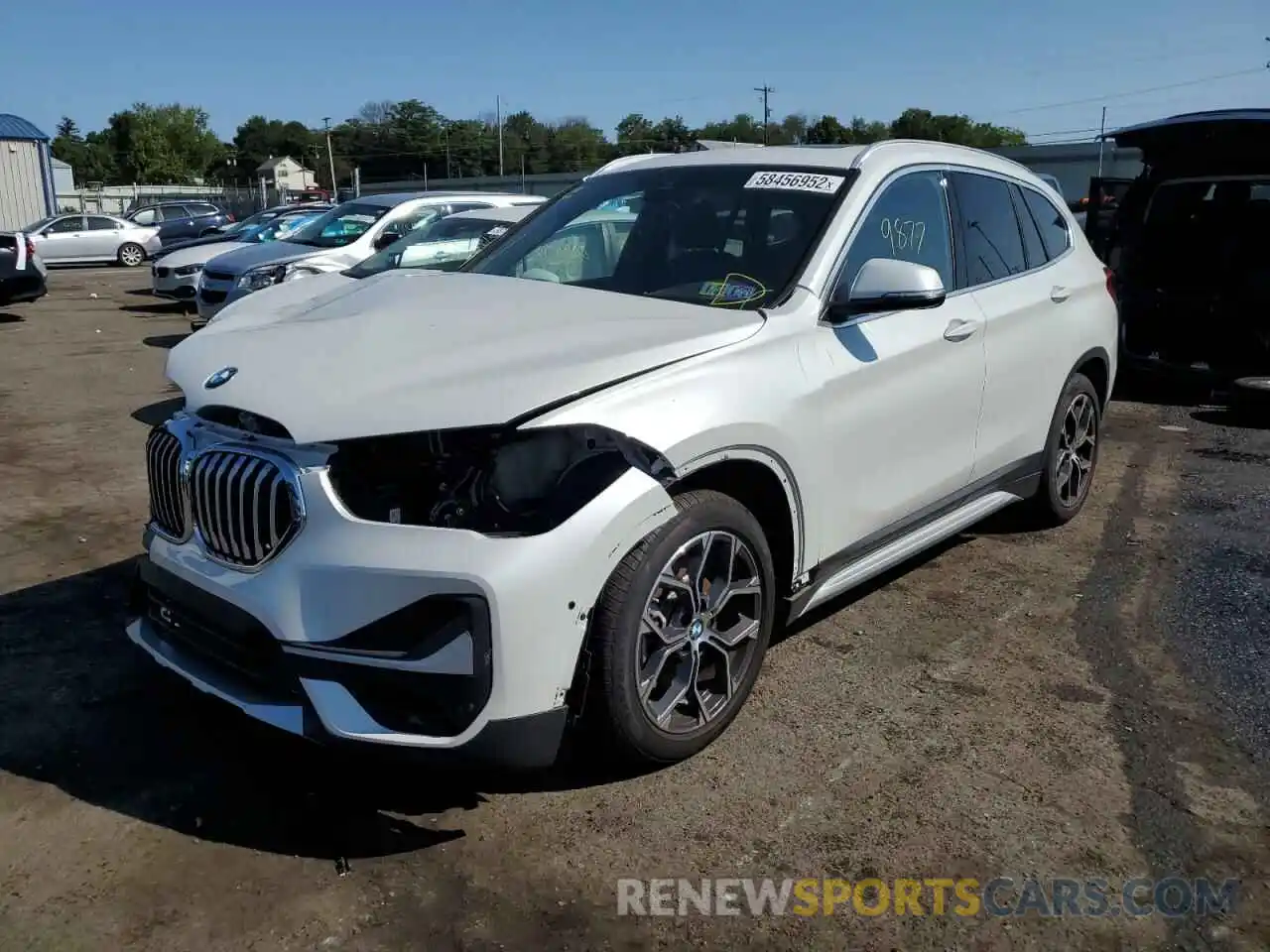 2 Photograph of a damaged car WBXJG9C08M5T43120 BMW X1 2021