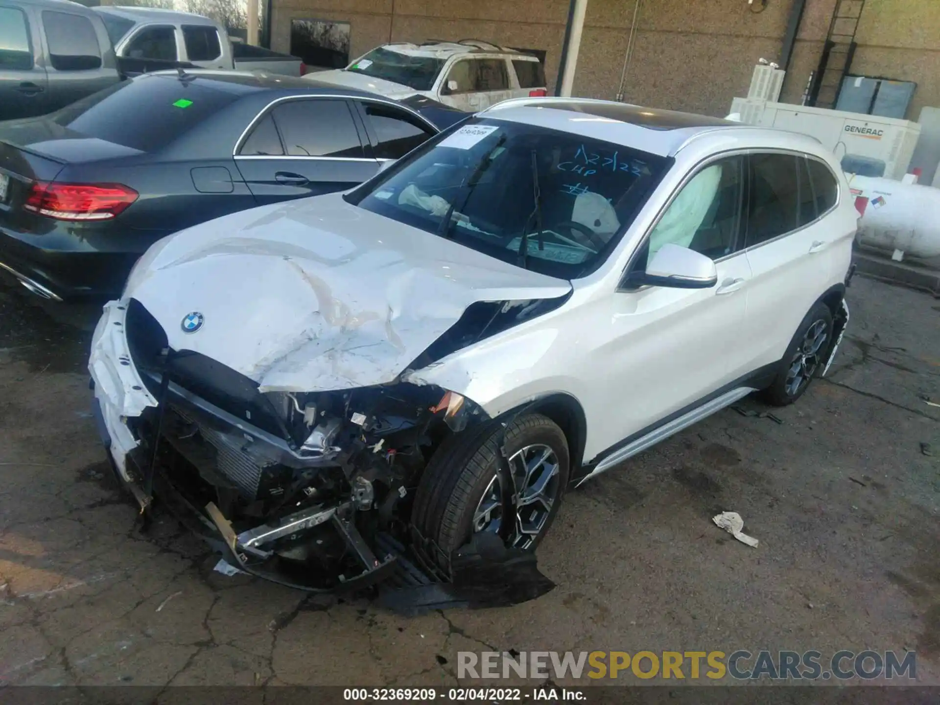 2 Photograph of a damaged car WBXJG9C08M5T53159 BMW X1 2021