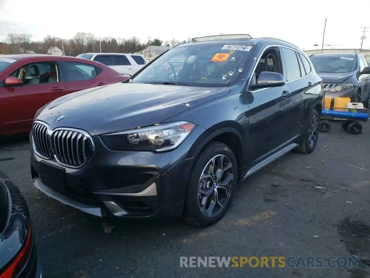 2 Photograph of a damaged car WBXJG9C08M5T75310 BMW X1 2021