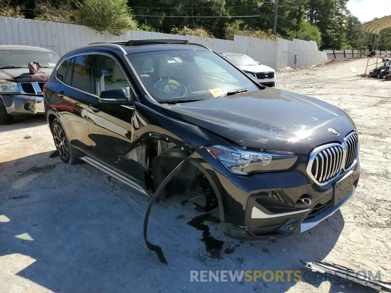 9 Photograph of a damaged car WBXJG9C08M5T95332 BMW X1 2021