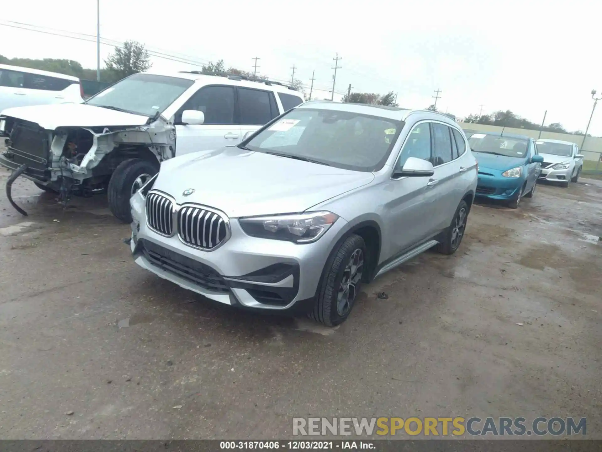 2 Photograph of a damaged car WBXJG9C09M3M69689 BMW X1 2021