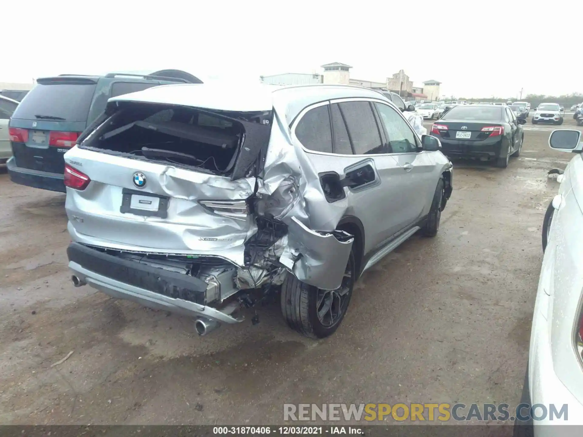 4 Photograph of a damaged car WBXJG9C09M3M69689 BMW X1 2021