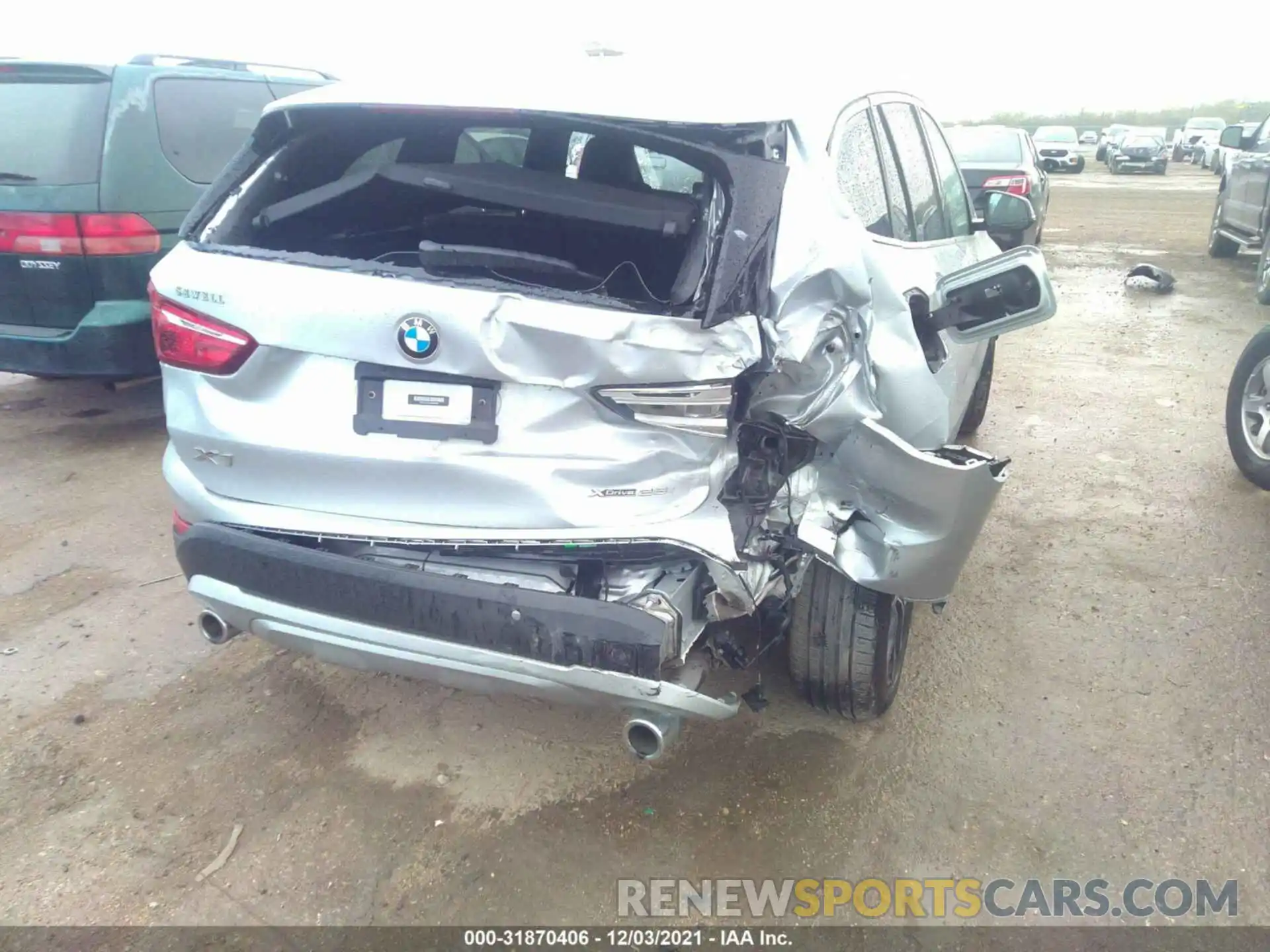 6 Photograph of a damaged car WBXJG9C09M3M69689 BMW X1 2021