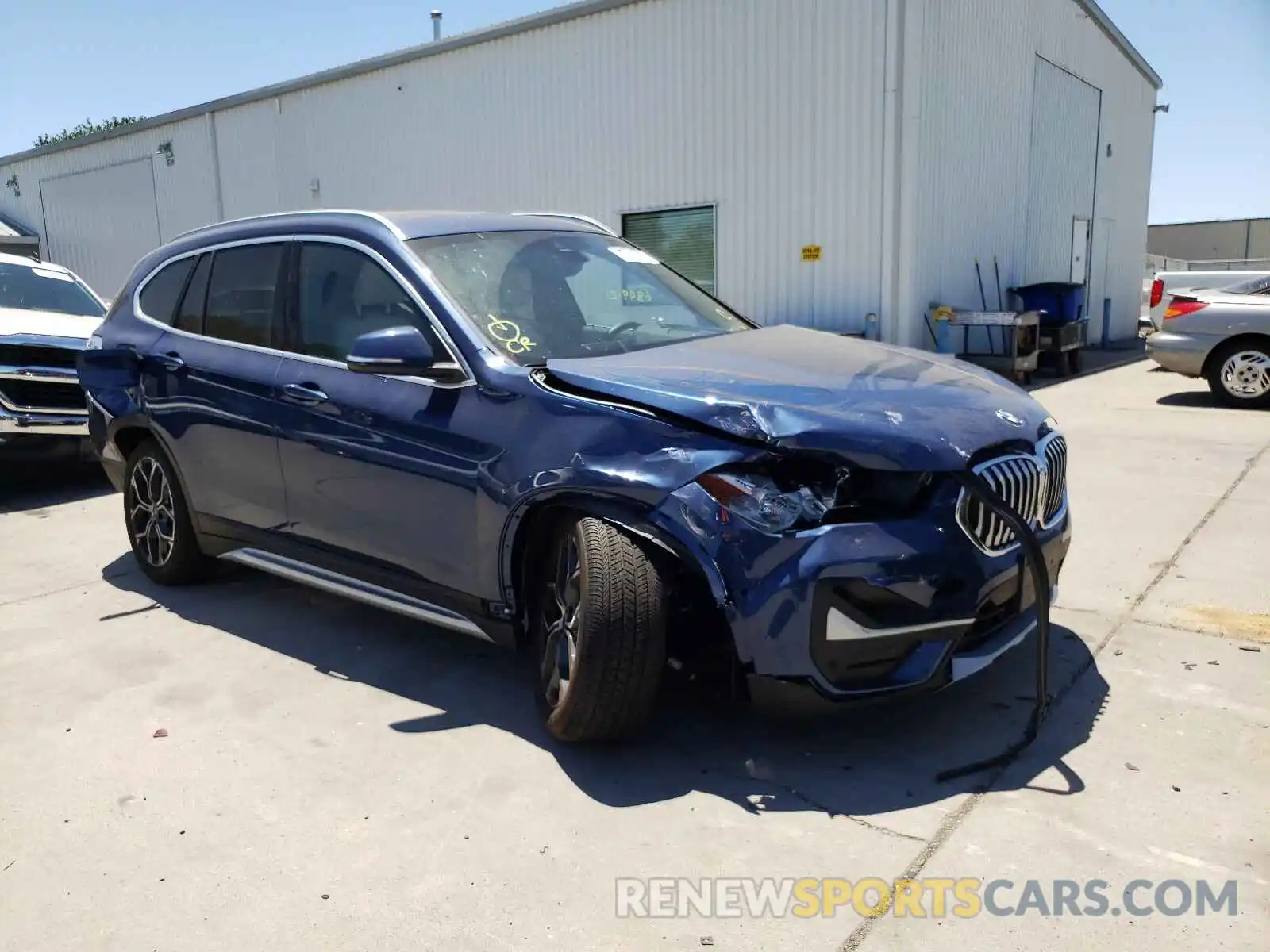 1 Photograph of a damaged car WBXJG9C09M3M71023 BMW X1 2021